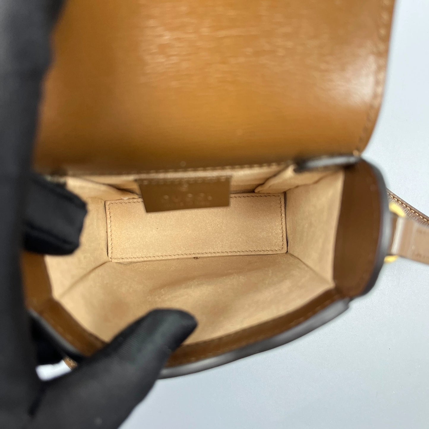 Gucci - Horsebit 1955 Phone Case - GG Supreme canvas with leather trim - Beige and Brown - (Mini)