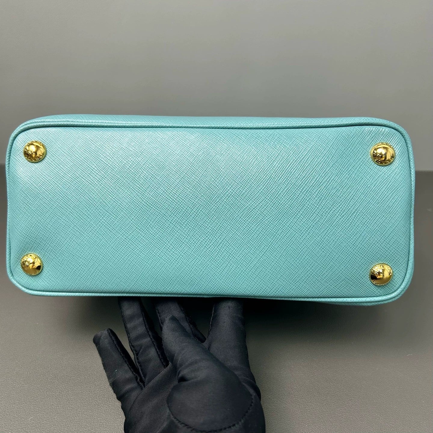 Prada - Galleria Bag - Leather - Blue - (Small)