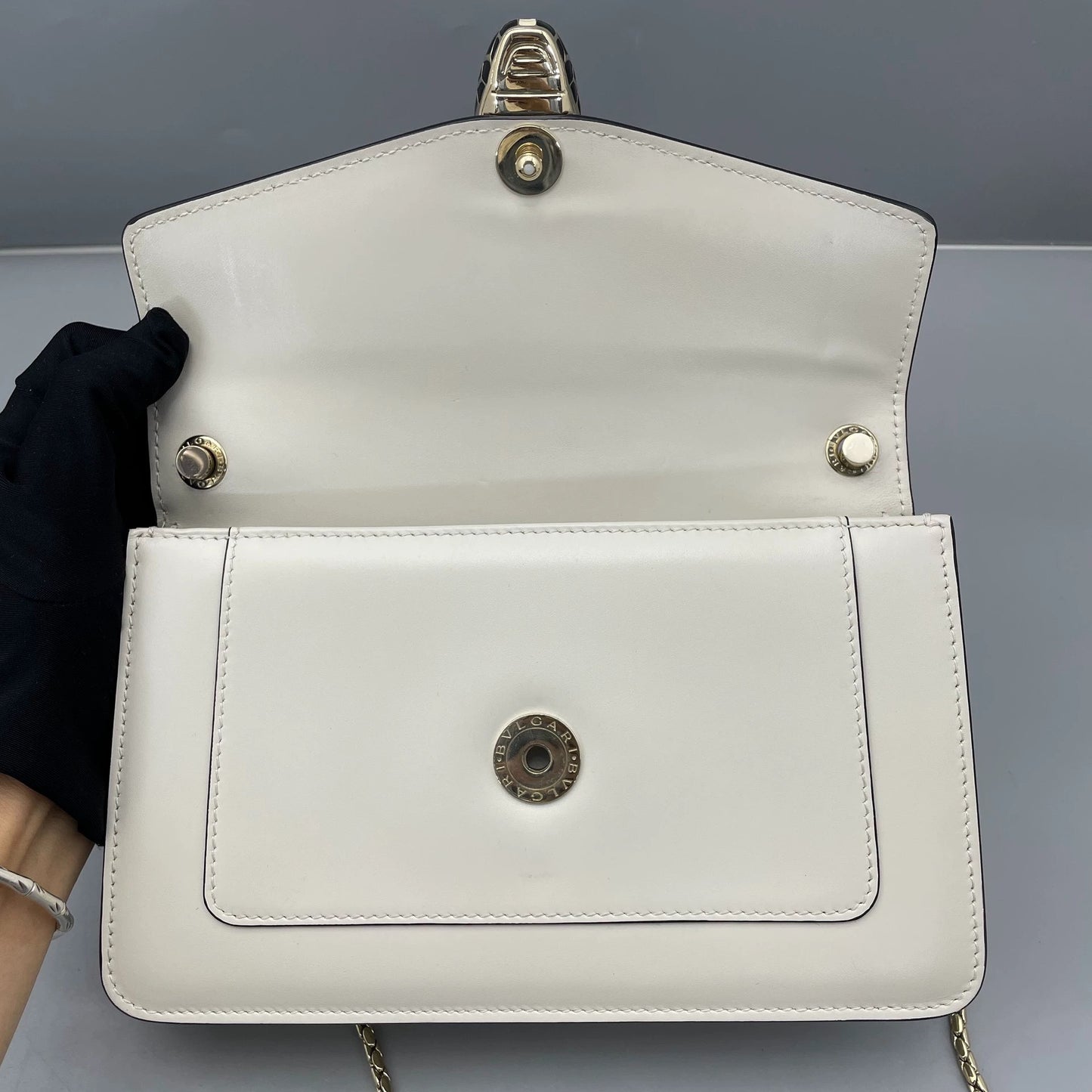 Bvlgari - Serpenti Forever - Leather - White - (Small)