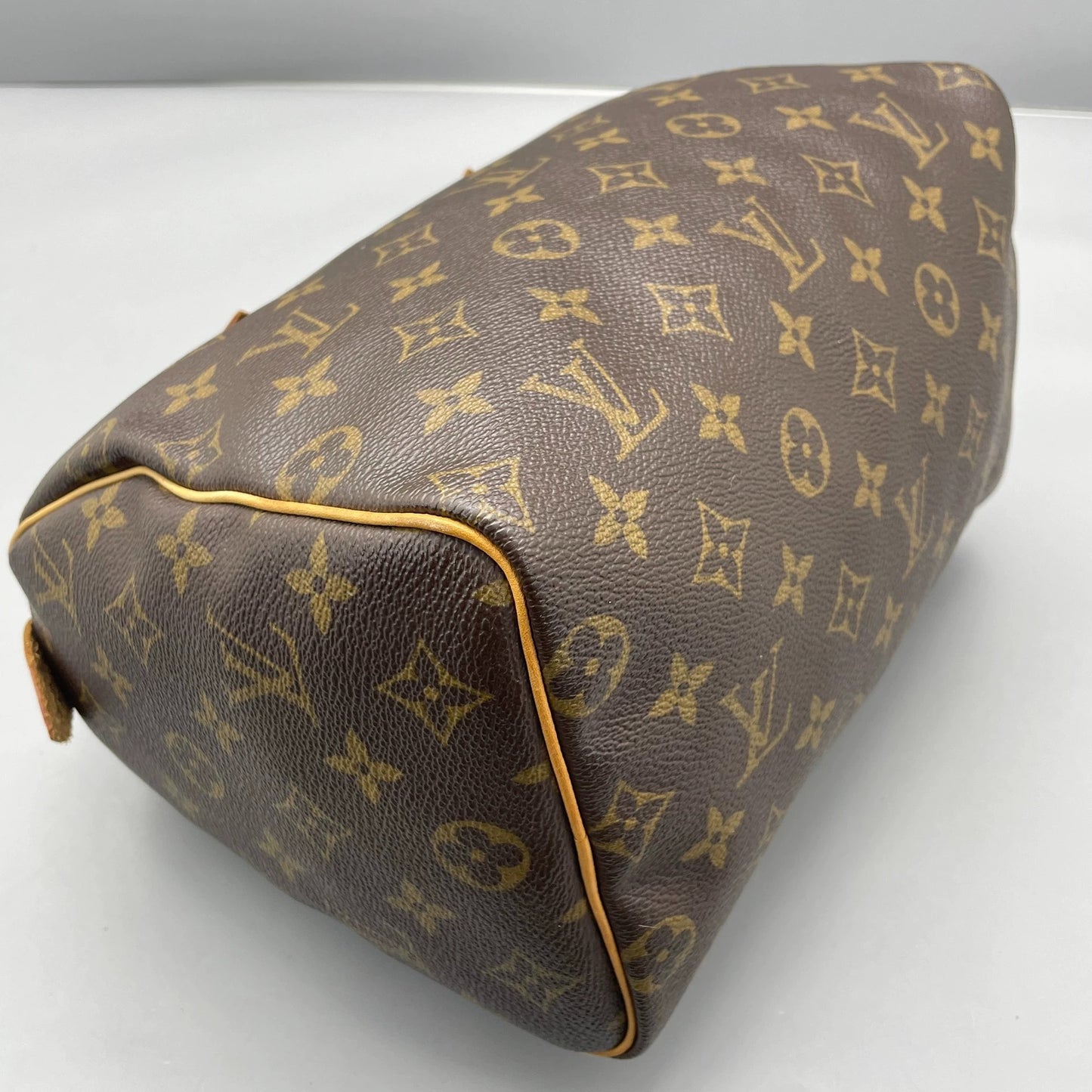 Louis Vuitton - Speedy 25 - Monogram coated canvas with Vachetta leather trim - Brown - (Small)