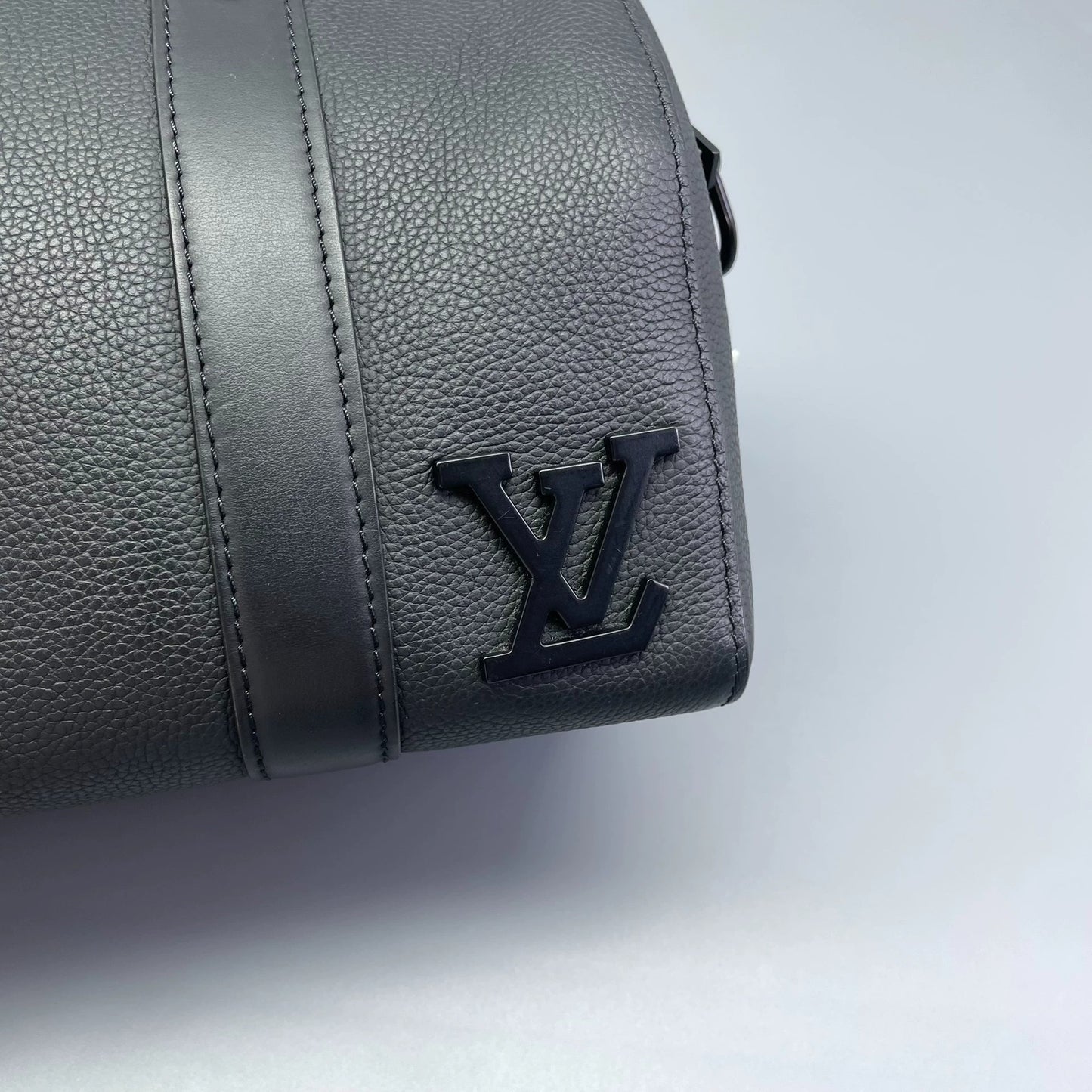 Louis Vuitton - City Keepall 27 - Leather - Black - (mini)