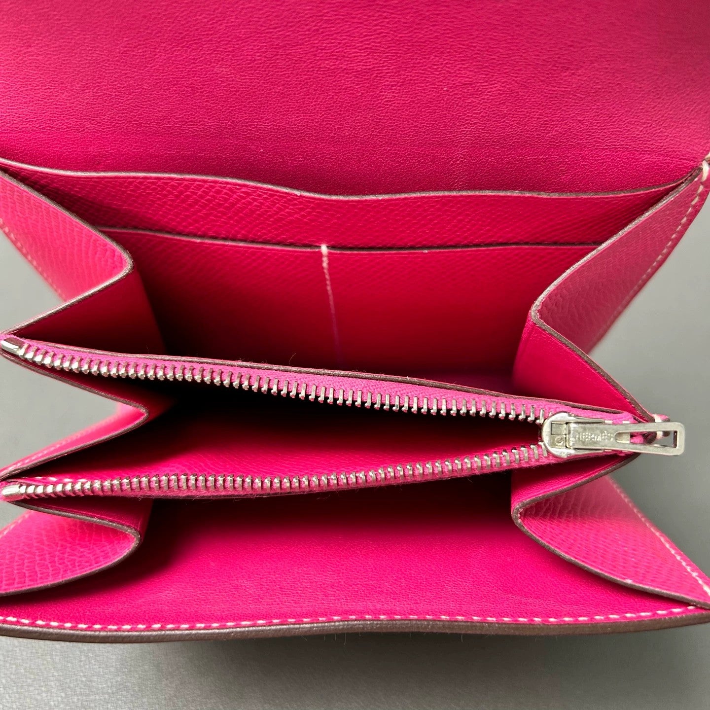 Hermès - Constance Compact Wallet - Epsom leather - Pink - (small)