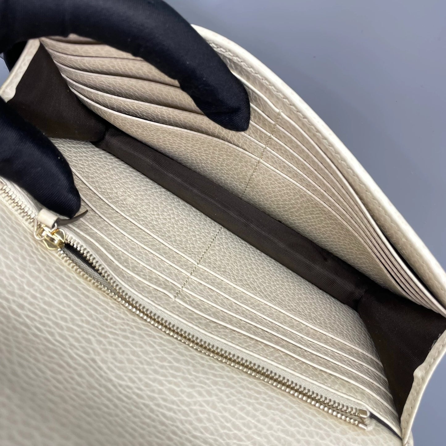 Gucci - Wallet on Chain (WOC) - Outlet Edition - Leather - White - (mini)