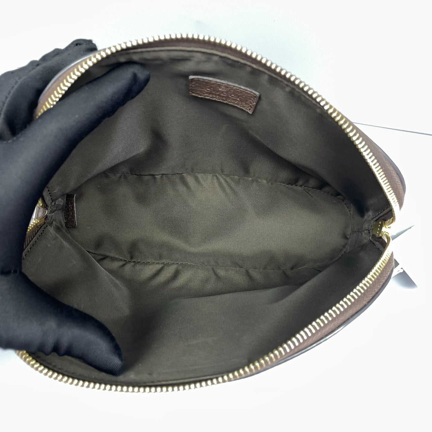 Gucci - Ophidia Clutch - Coated canvas - Brown - (mini)