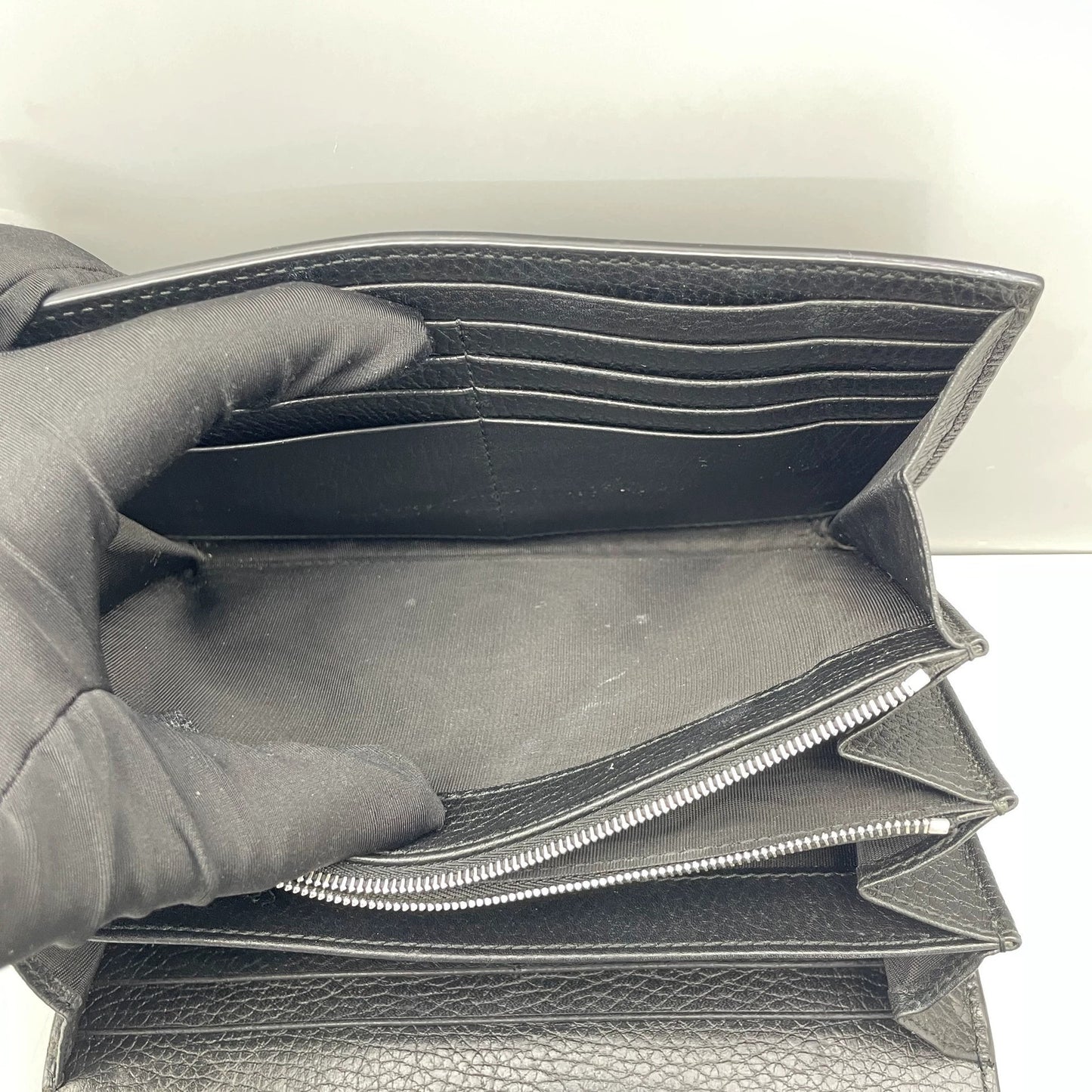 Gucci - Dionysus Wallet on Chain (WOC) - Grained leather - Black - (Small)