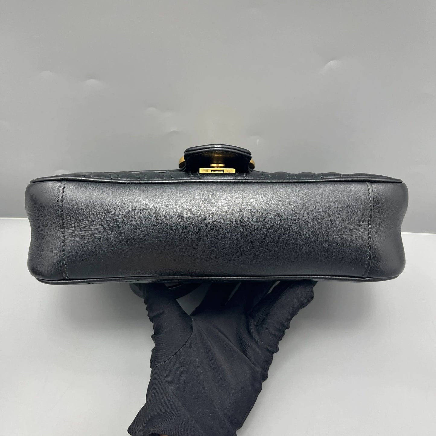 Gucci - GG Marmont 2.0 Small Shoulder Bag - Leather - Black - (small)