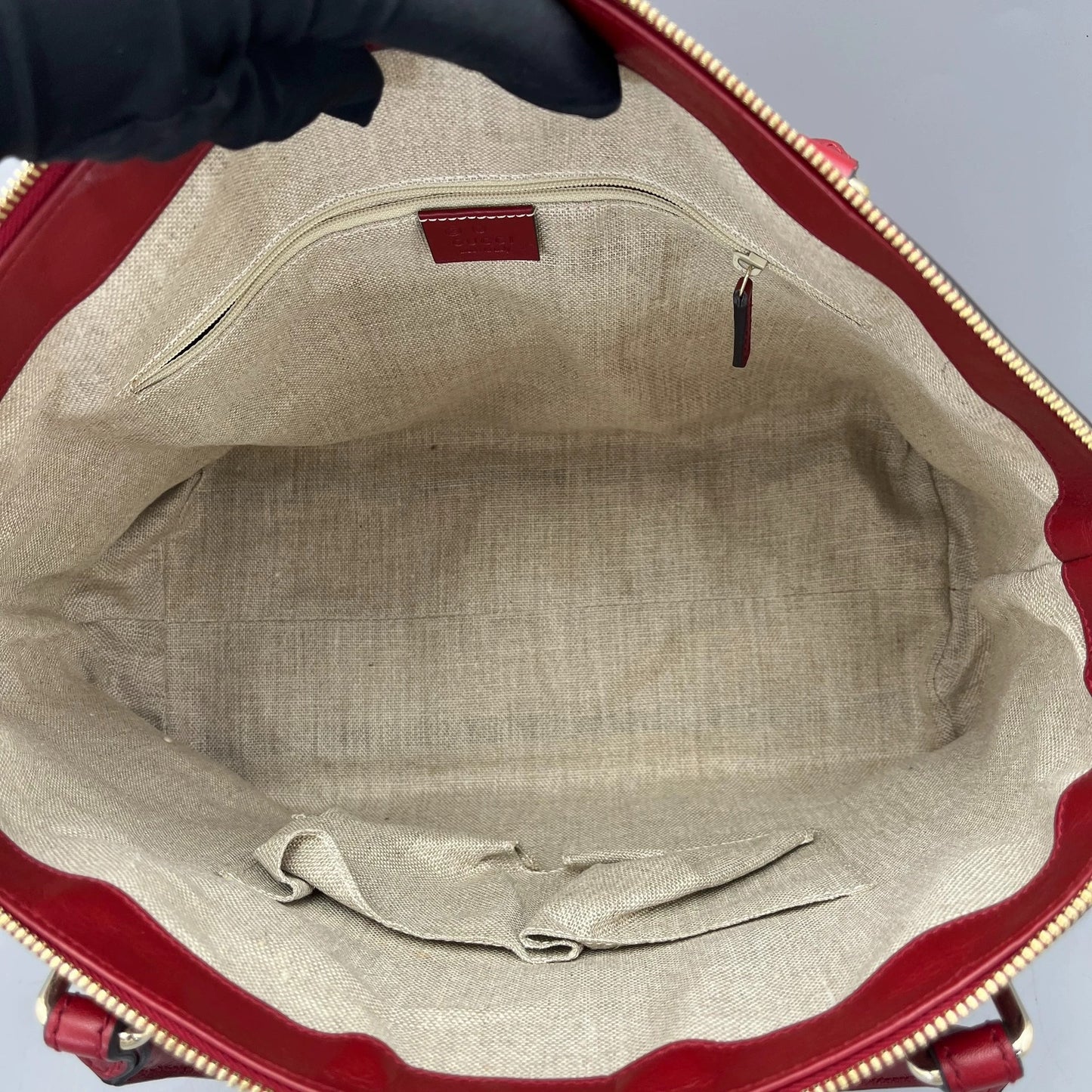Gucci - Microguccissima Dome Handbag (餃子包) - Leather - Red - (medium)