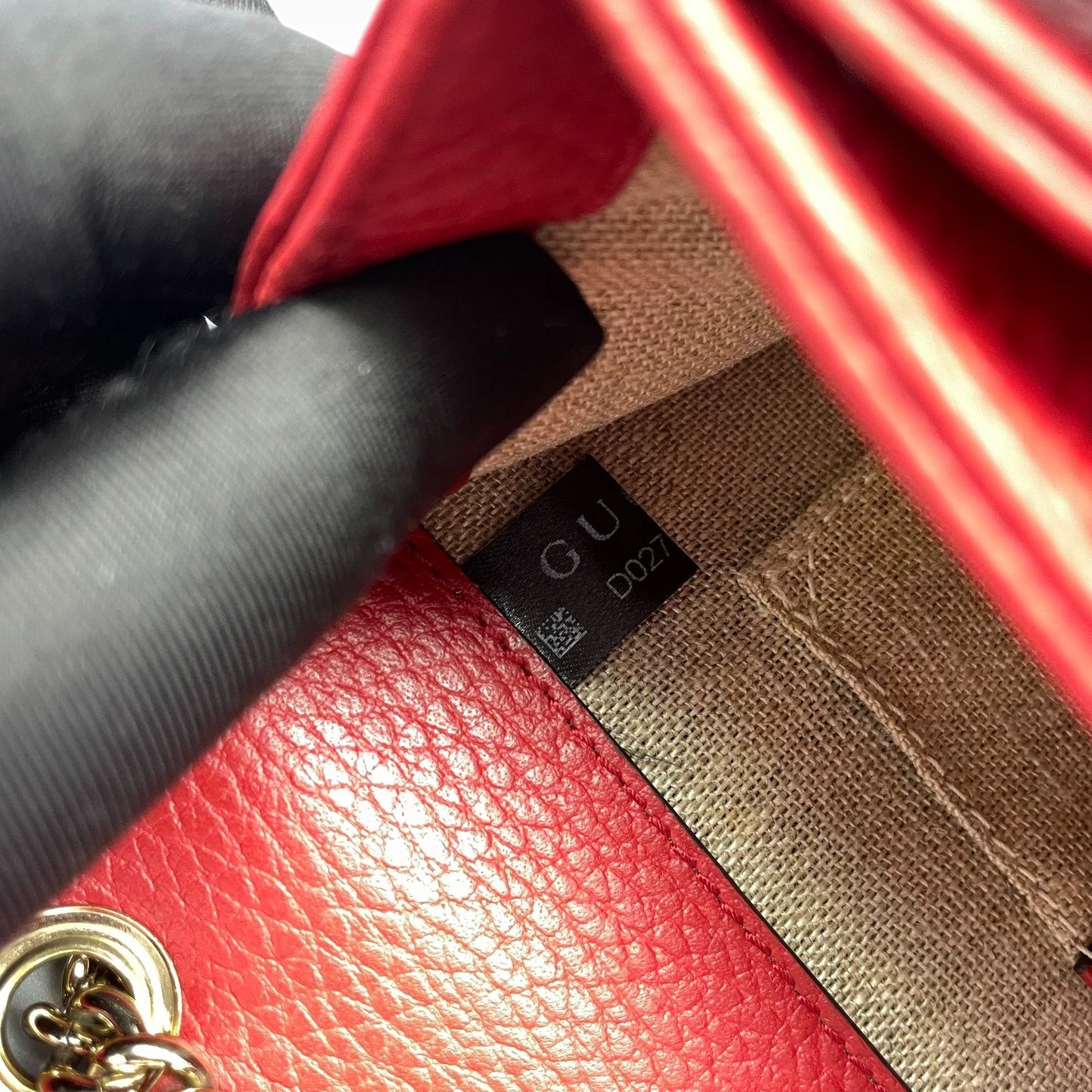 Gucci - Interlocking G Flap Bag - Leather - Red - (Small)