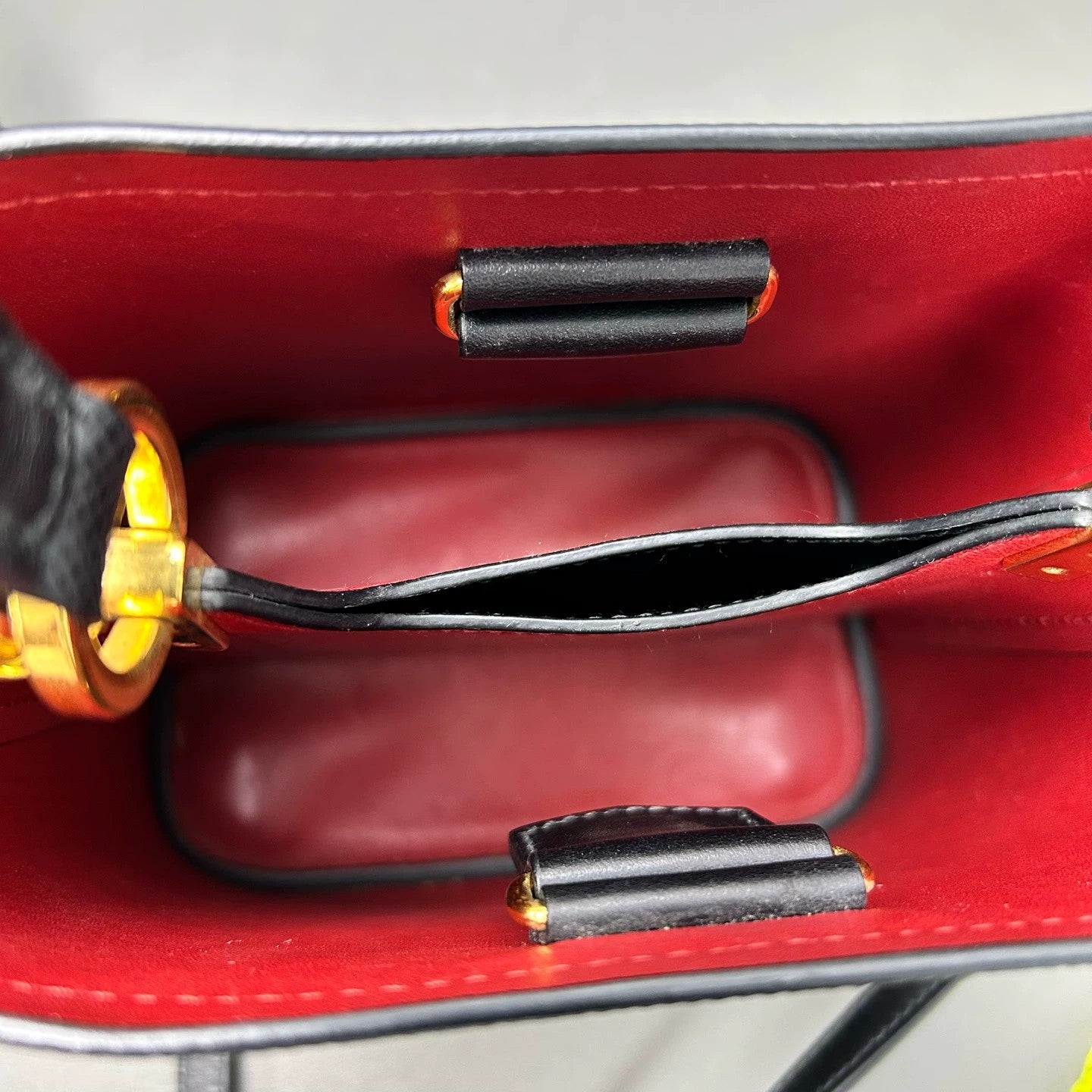 Prada - Panier Bucket Bag - Saffiano leather - Black - (mini)