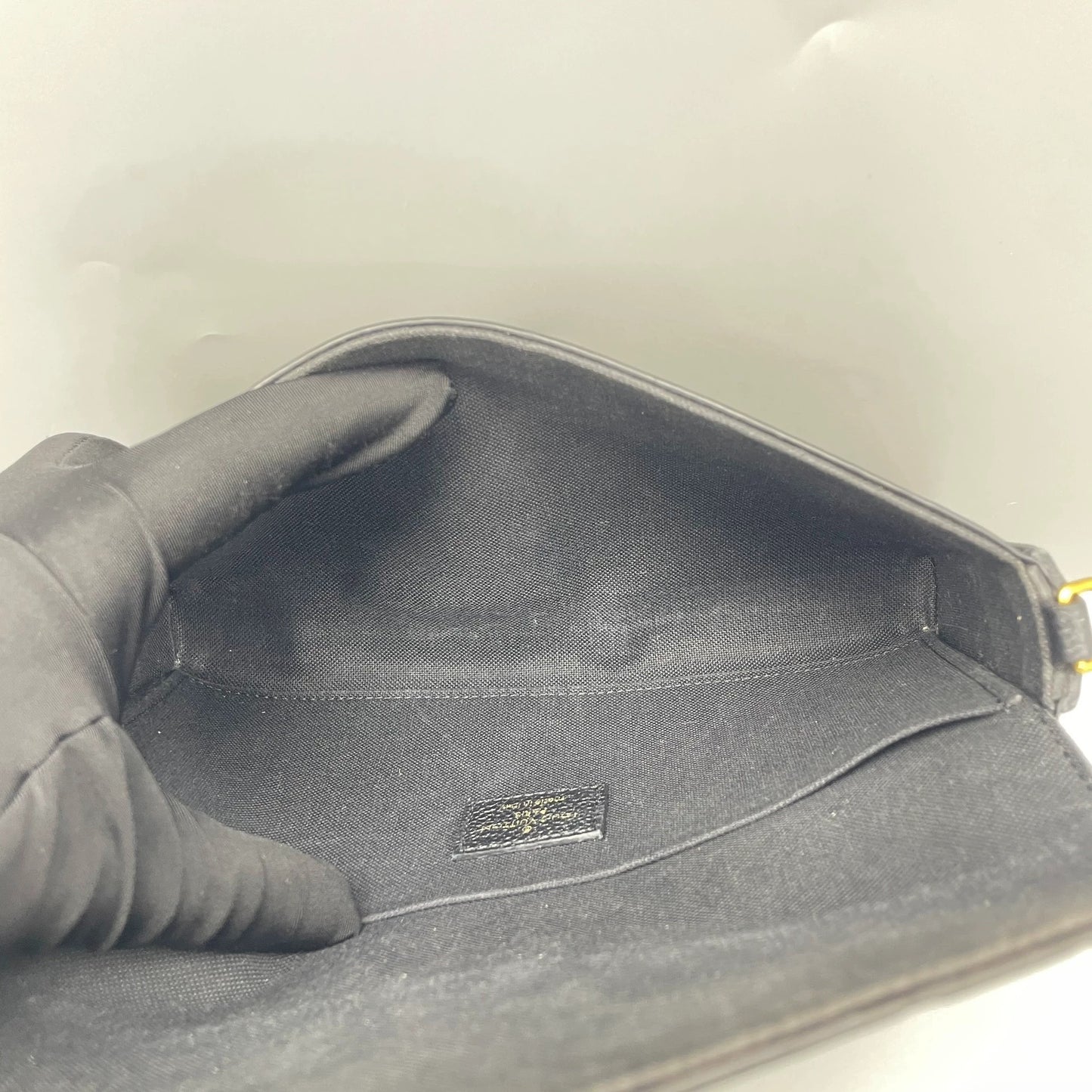 Louis Vuitton - Pochette Félicie - Monogram Empreinte leather - Black - (small)