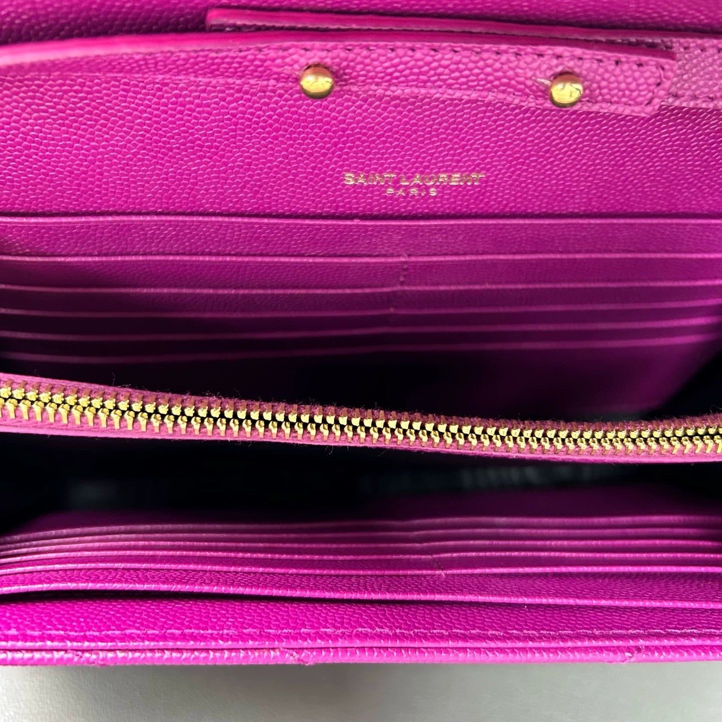 Saint Laurent - Envelope Chain Bag - Leather - Purple - (mini)