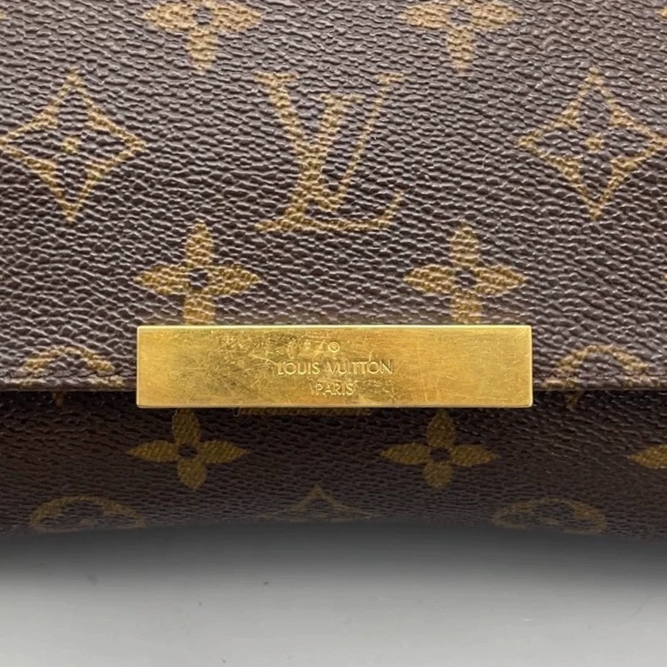 Louis Vuitton - Favorite MM - Monogram Canvas and natural cowhide leather - Brown - (Medium)