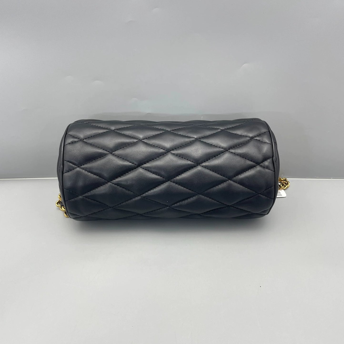 Saint Laurent - Quilted Barrel Chain Bag - Leather - Black - (mini)