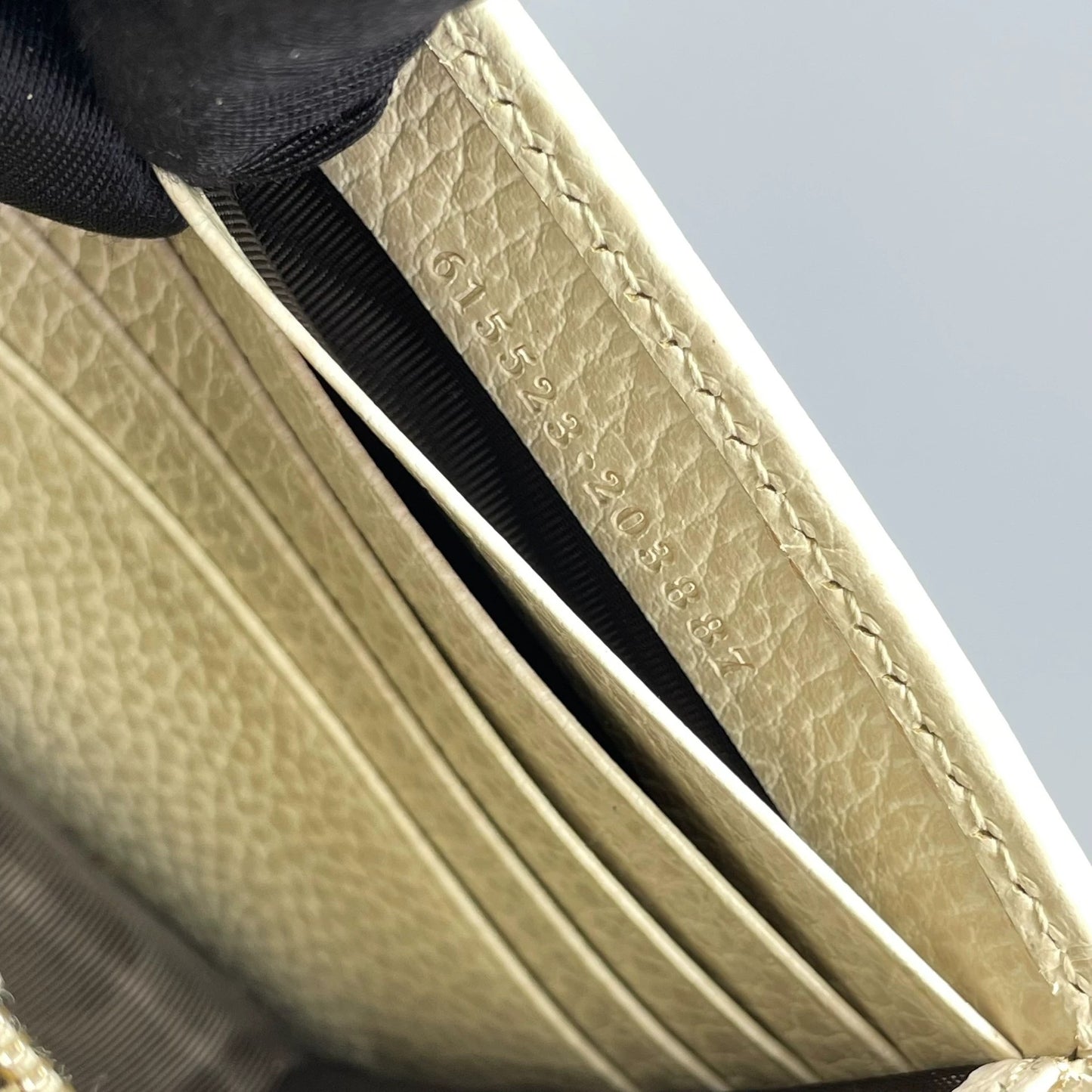 Gucci - Wallet on Chain (WOC) - Outlet Edition - Leather - White - (mini)