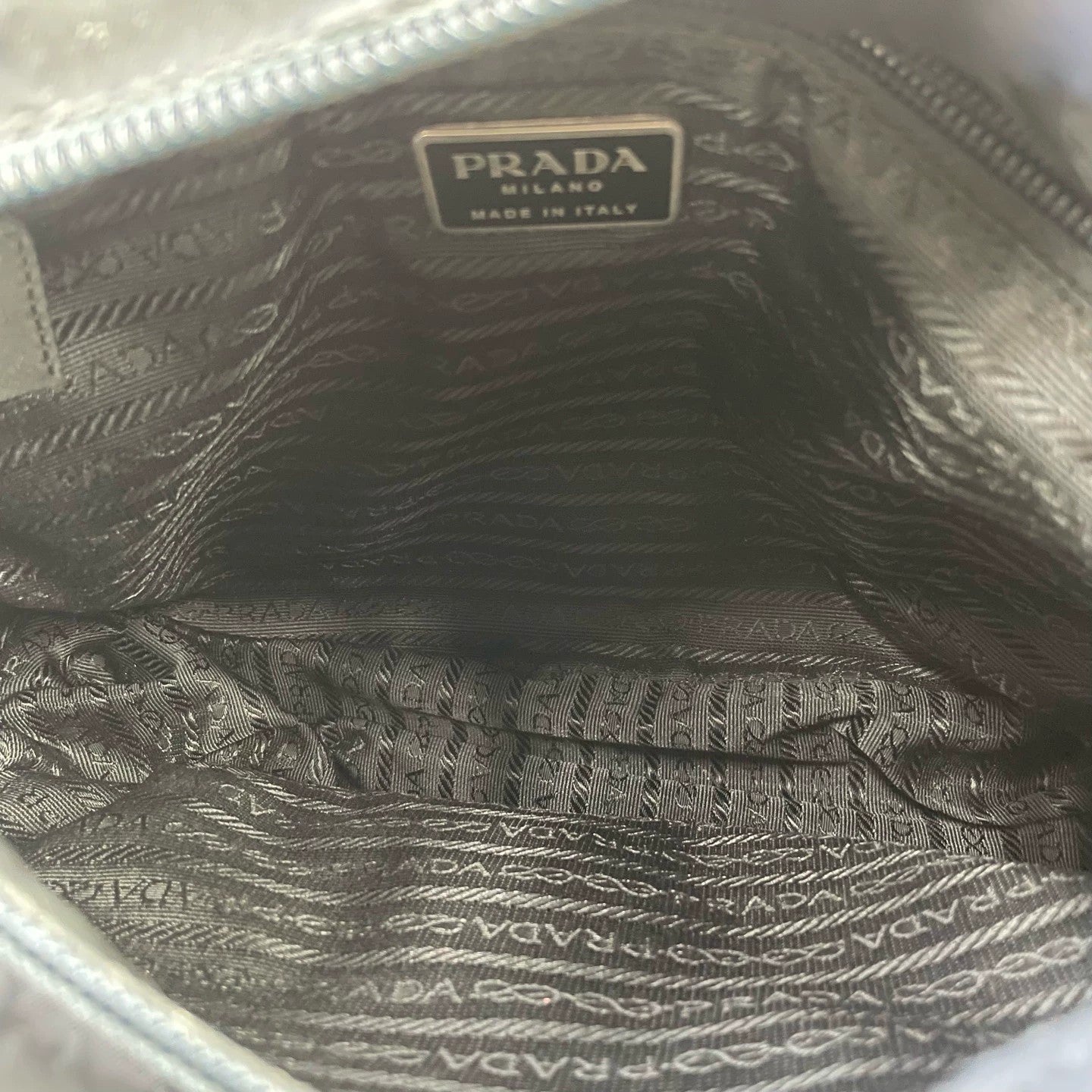 Prada - Small Tessuto Tote - Tessuto nylon - Black with Silver-Tone Hardware - (Small)