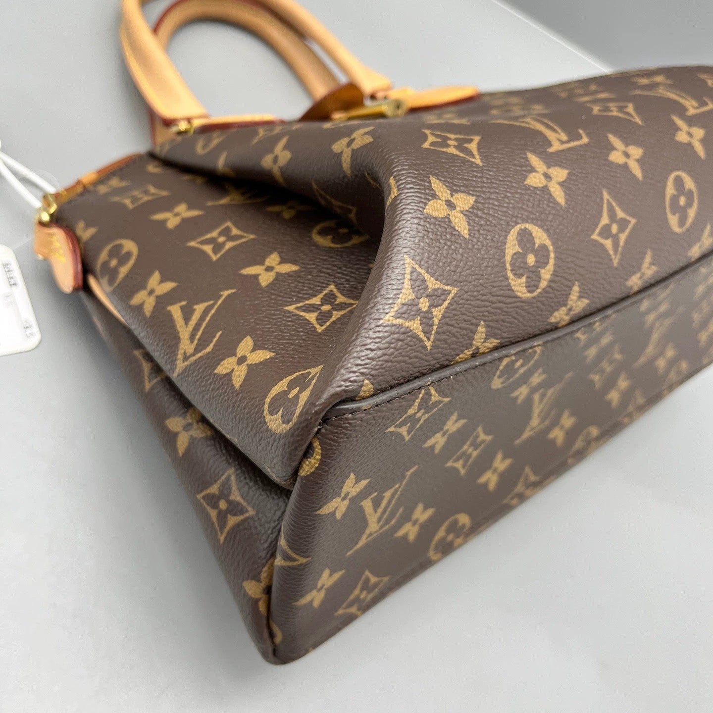 Louis Vuitton - Dumpling Bag - Monogram coated canvas with Vachetta leather trim - Brown - (Small)
