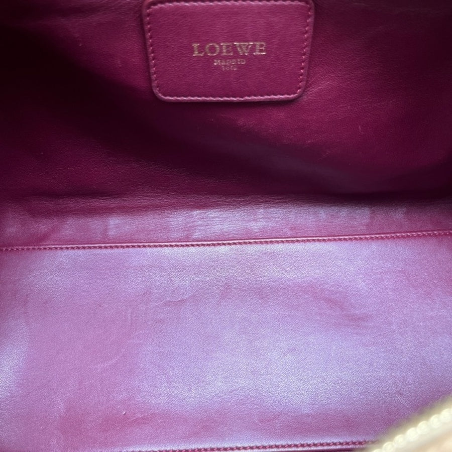 Loewe - Amazona - Exotic leathers - Ostrich - Camel - (medium)