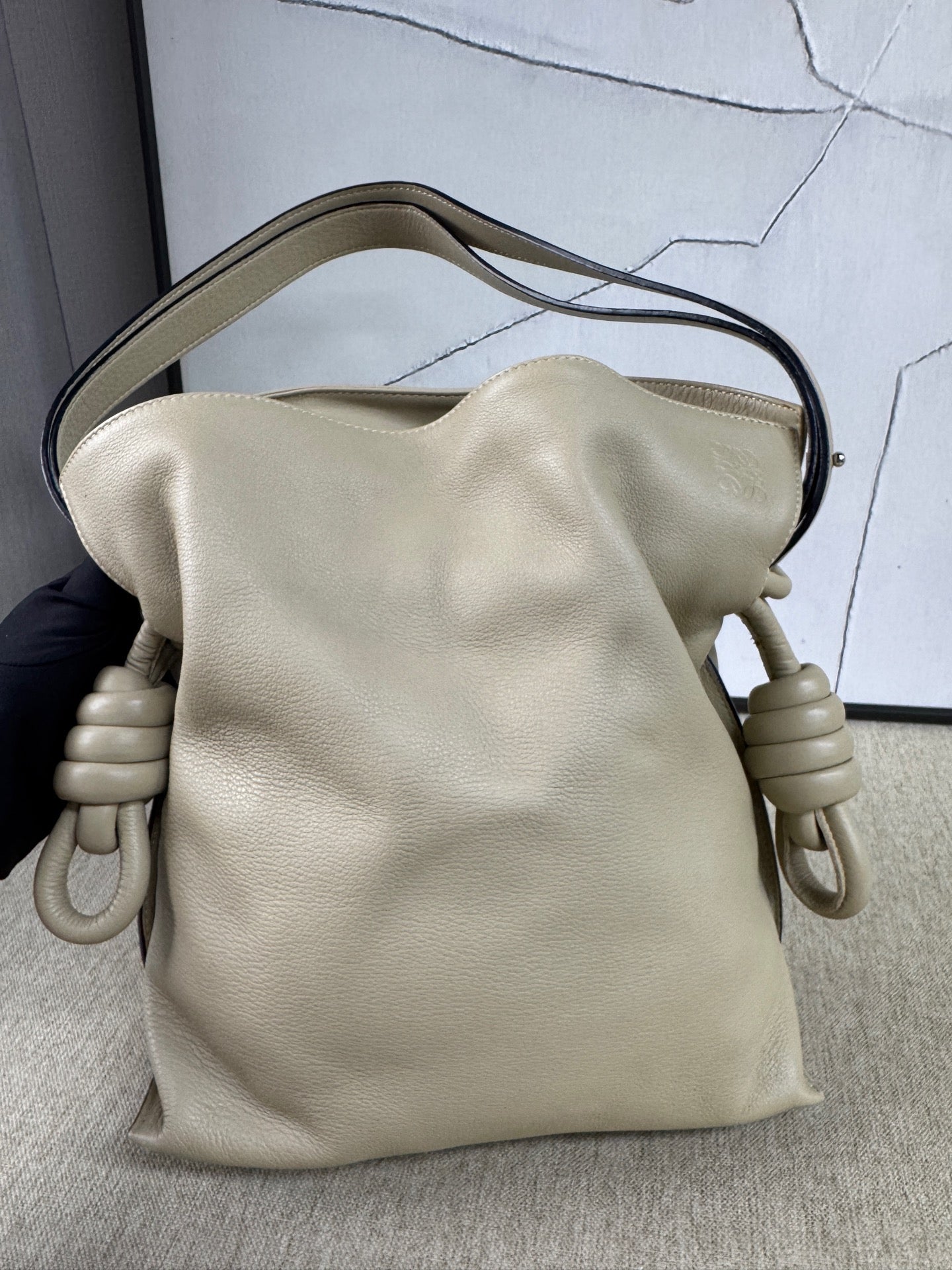 Loewe - Flamenco - Leather - Beige - (small)