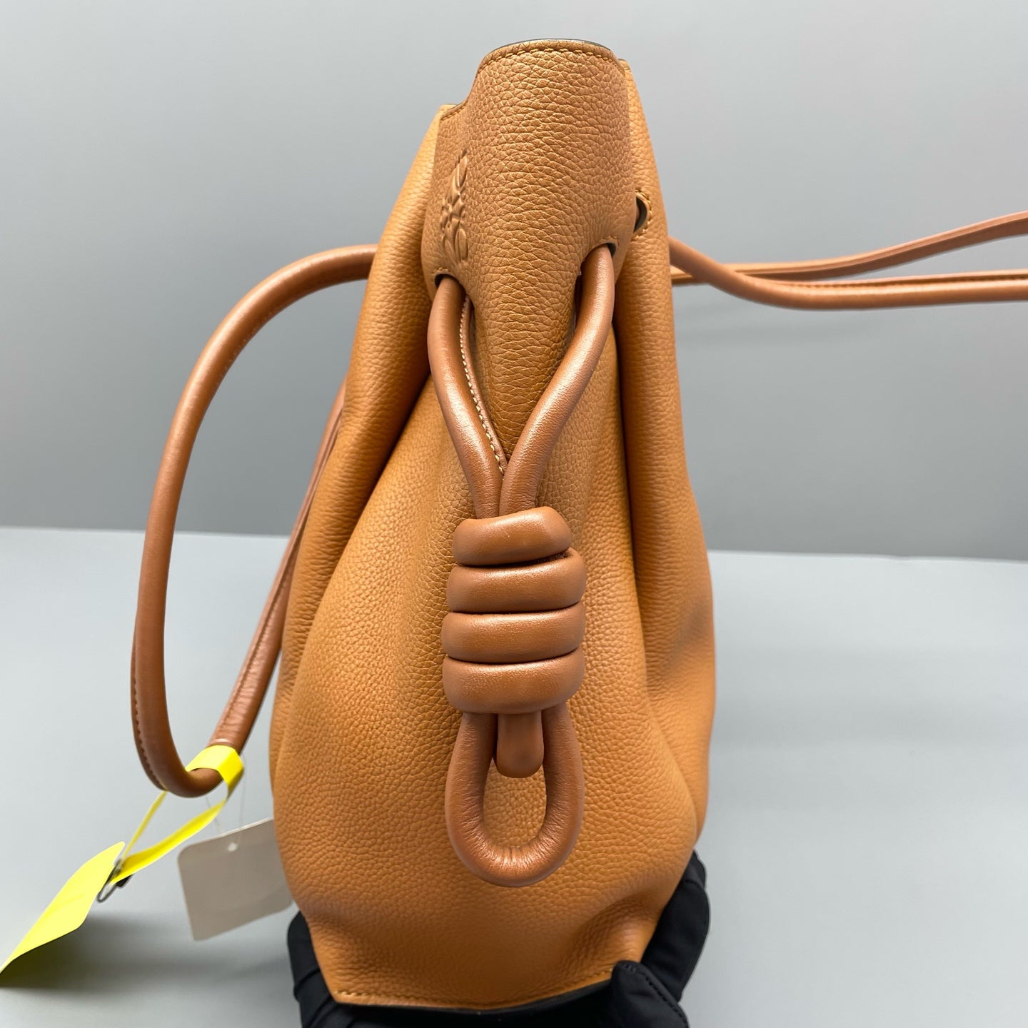 Loewe - Flamenco Tote Bag - Grained calfskin leather - Caramel - (Medium)