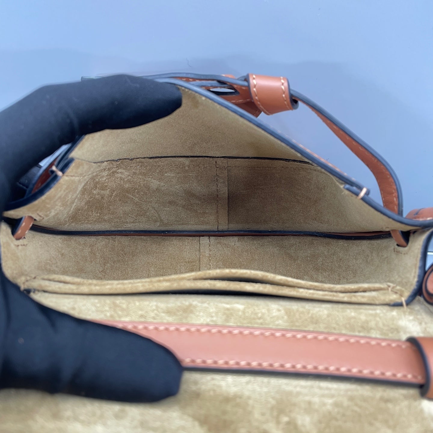 Loewe - Gate Saddle Bag - Leather - Brown - (small)