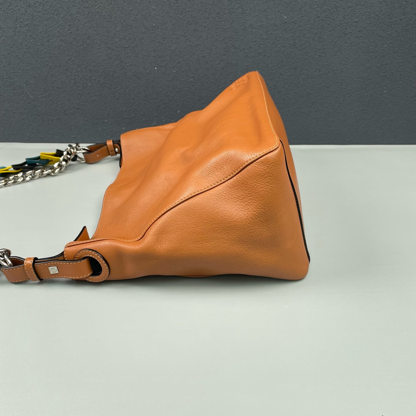 Loewe - Hobo - Full leather - Caramel with Multi-color Strap - (Medium)