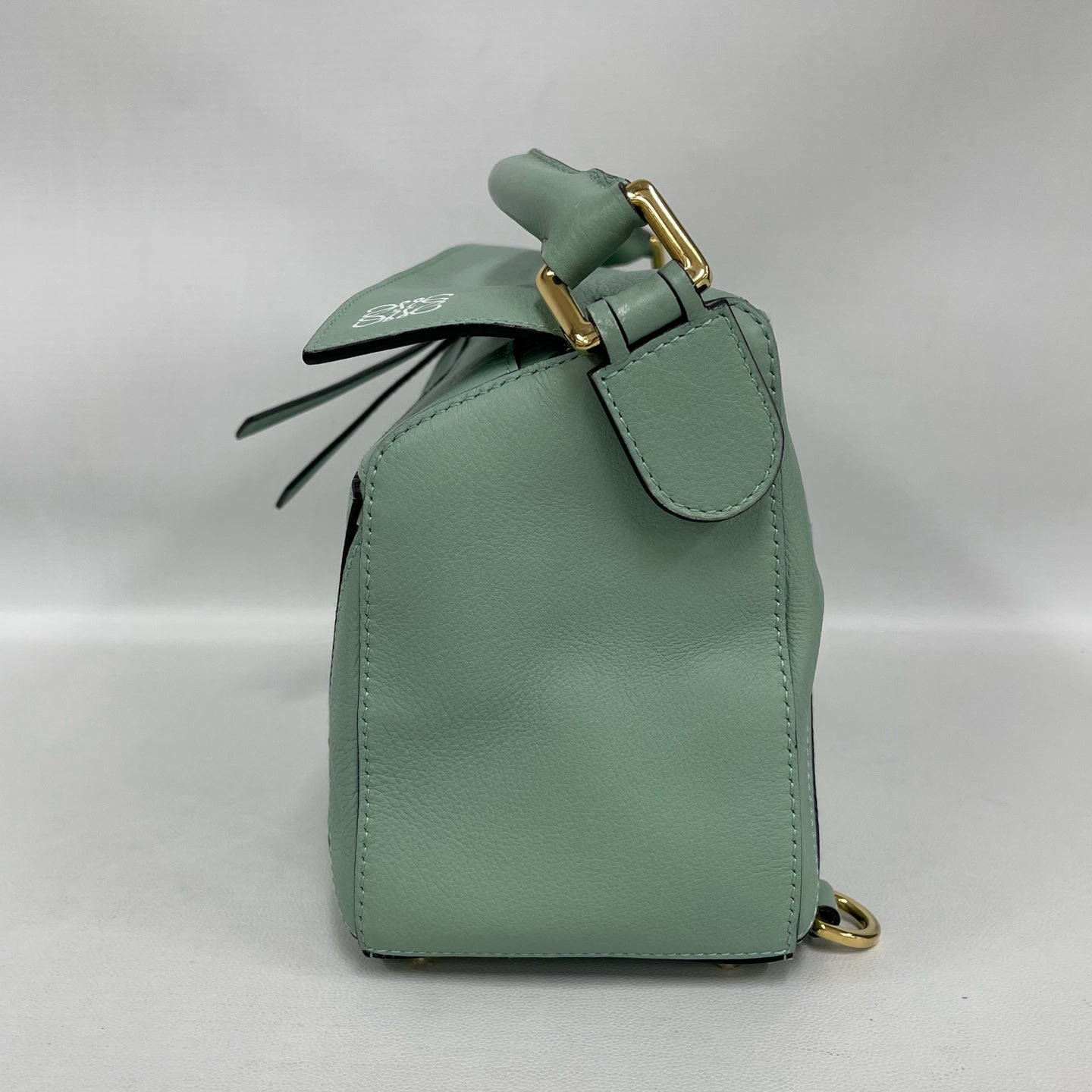 Loewe - Puzzle - Grained calfskin leather - Apple Green with Gold-Tone Hardware - (Small)