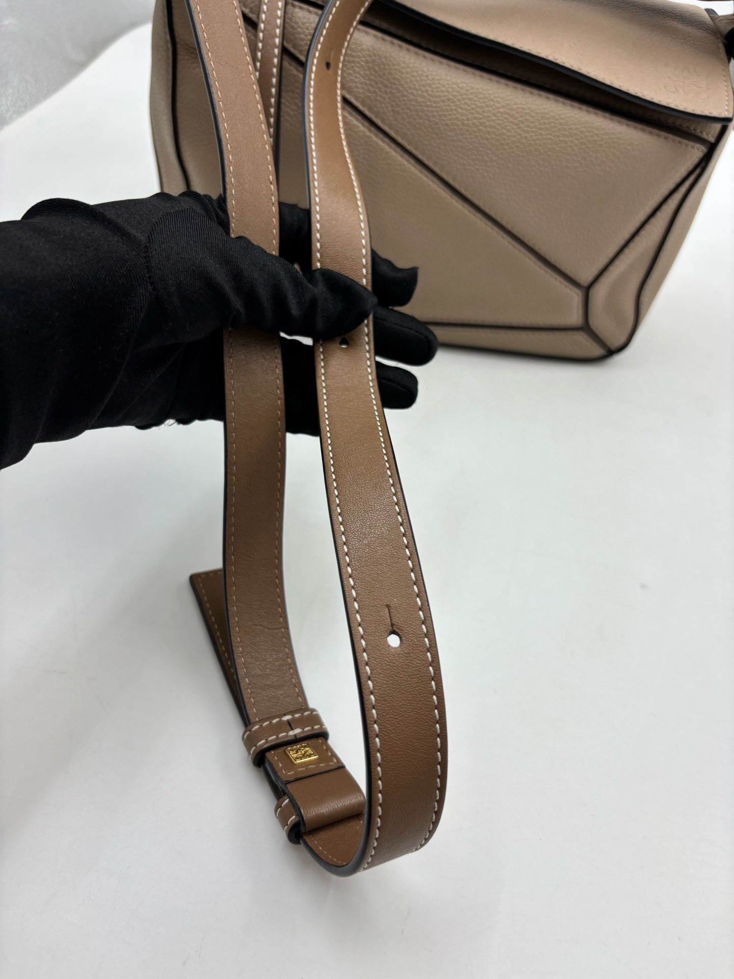 Loewe - Puzzle - Leather - Beige - (small)