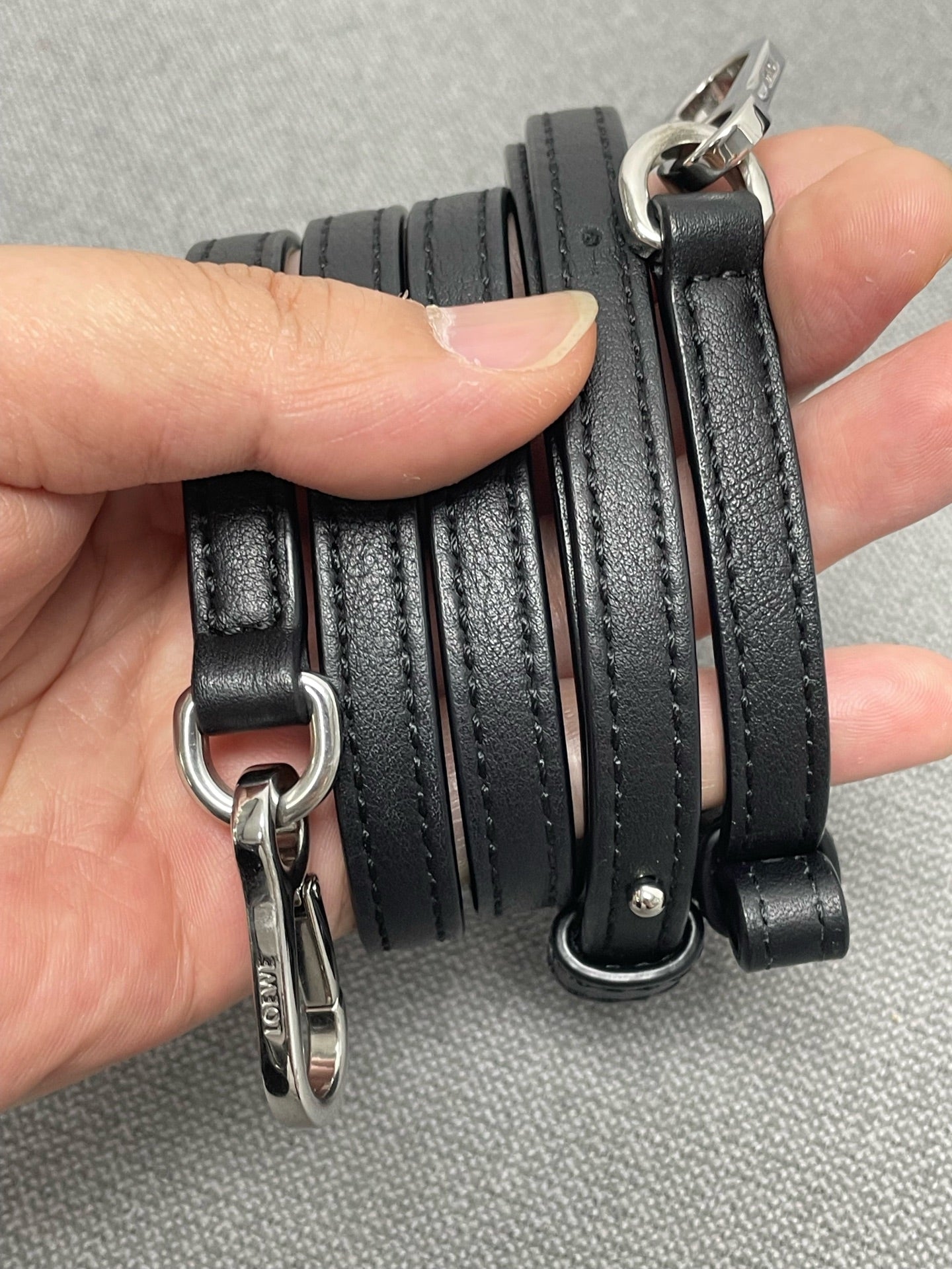 Loewe - Puzzle - Leather - Black - (mini)