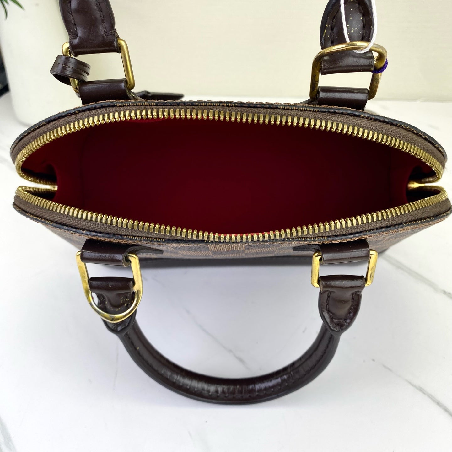 Louis Vuitton - Alma BB - Leather - Brown - (mini)