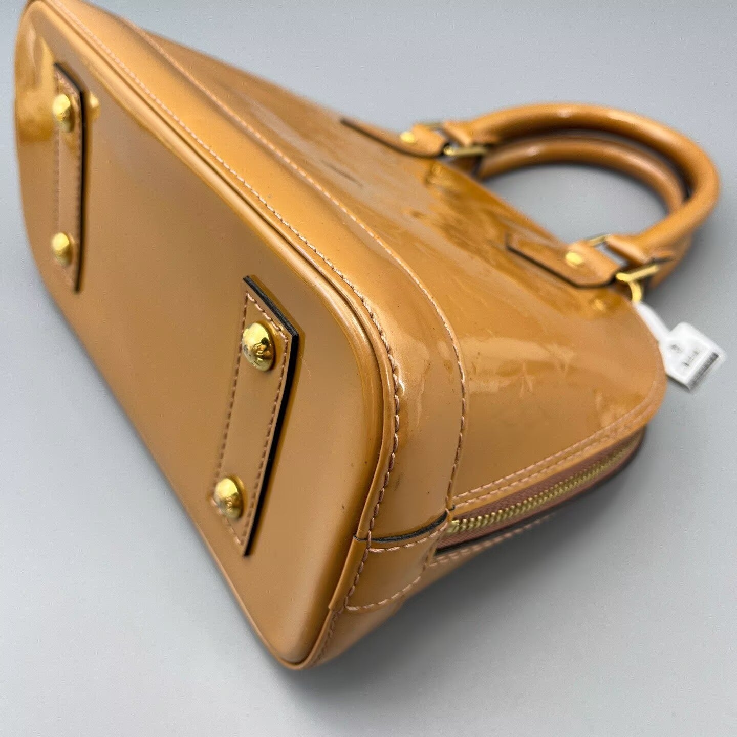 Louis Vuitton - Alma BB - Patent leather - Yellow - (mini)