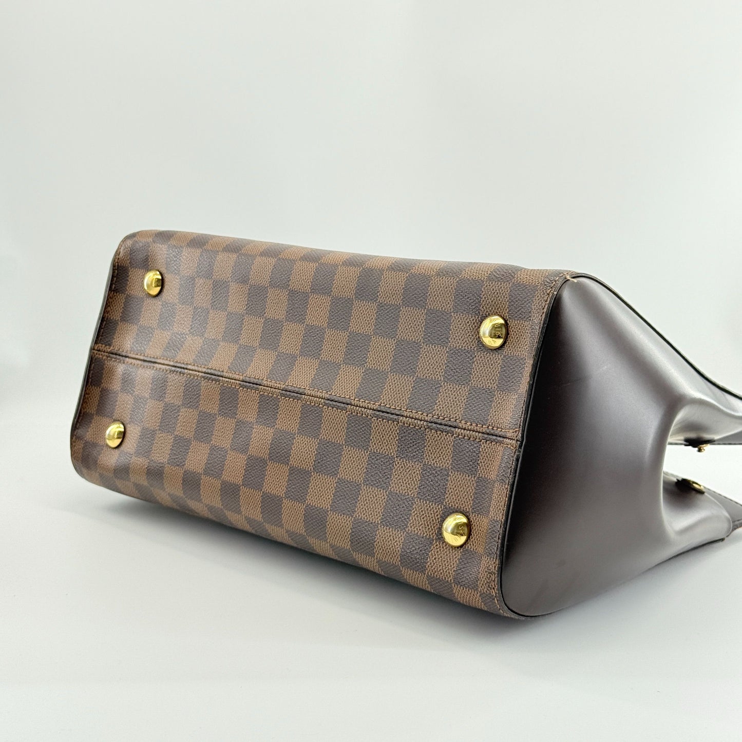 Louis Vuitton - Caissa Tote - Damier Ebene coated canvas with leather trim - Brown - (medium)