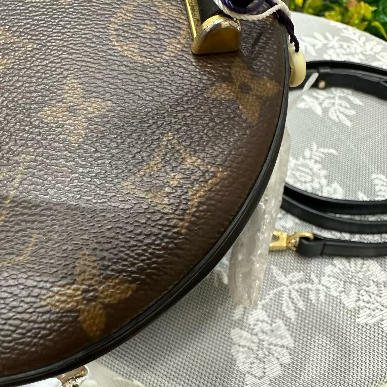 Louis Vuitton - Cannes - Monogram coated canvas with leather trim - Brown and Black with Gold-Tone Hardware - (mini)