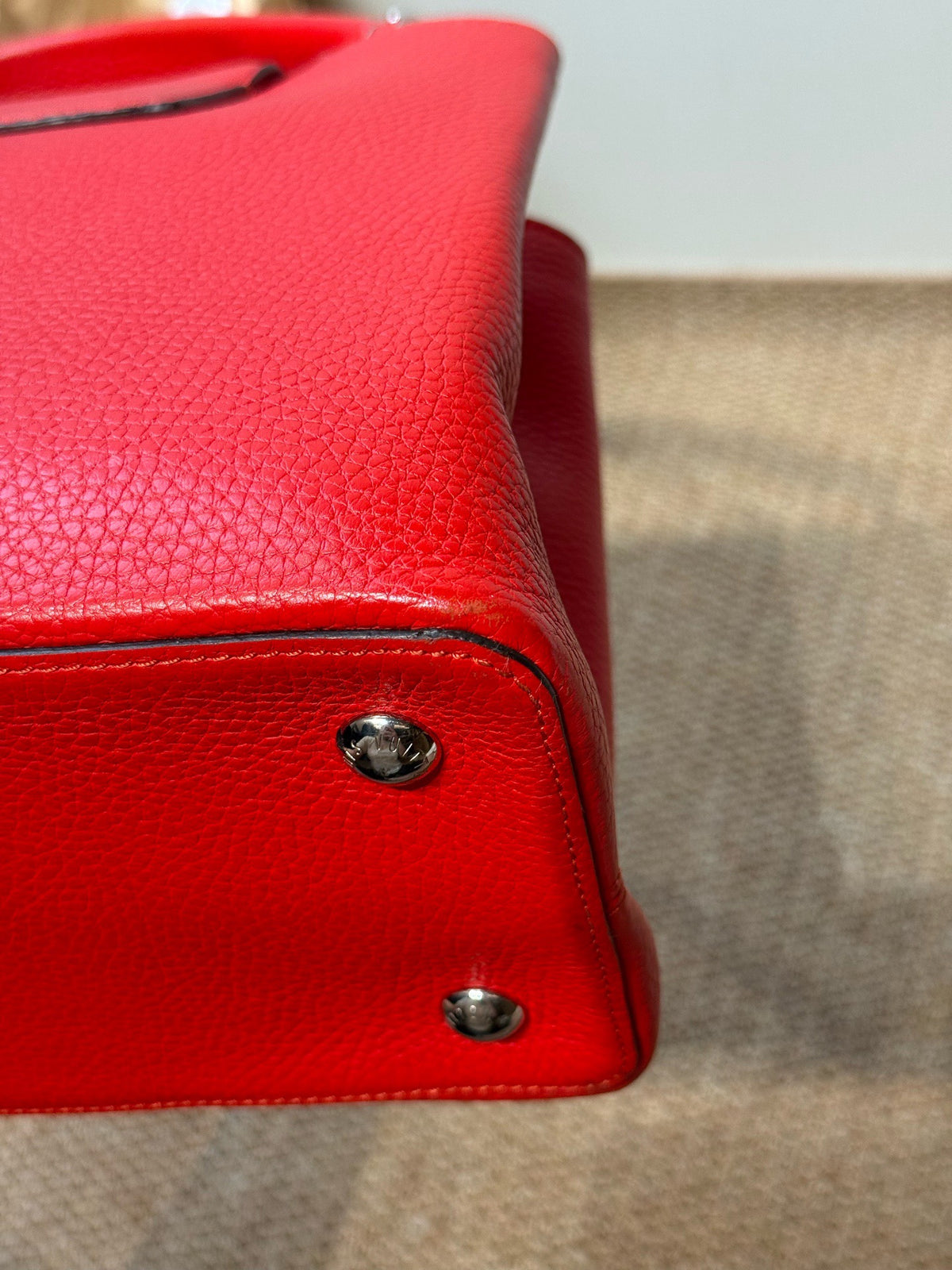 Louis Vuitton - Capucines BB - Leather - Red - (small)