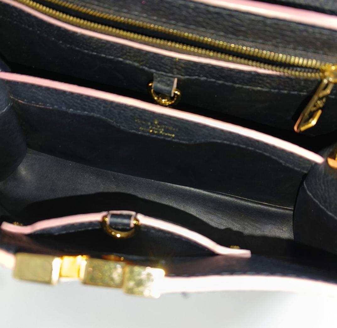 Louis Vuitton - Capucines - Leather - Black - (medium)