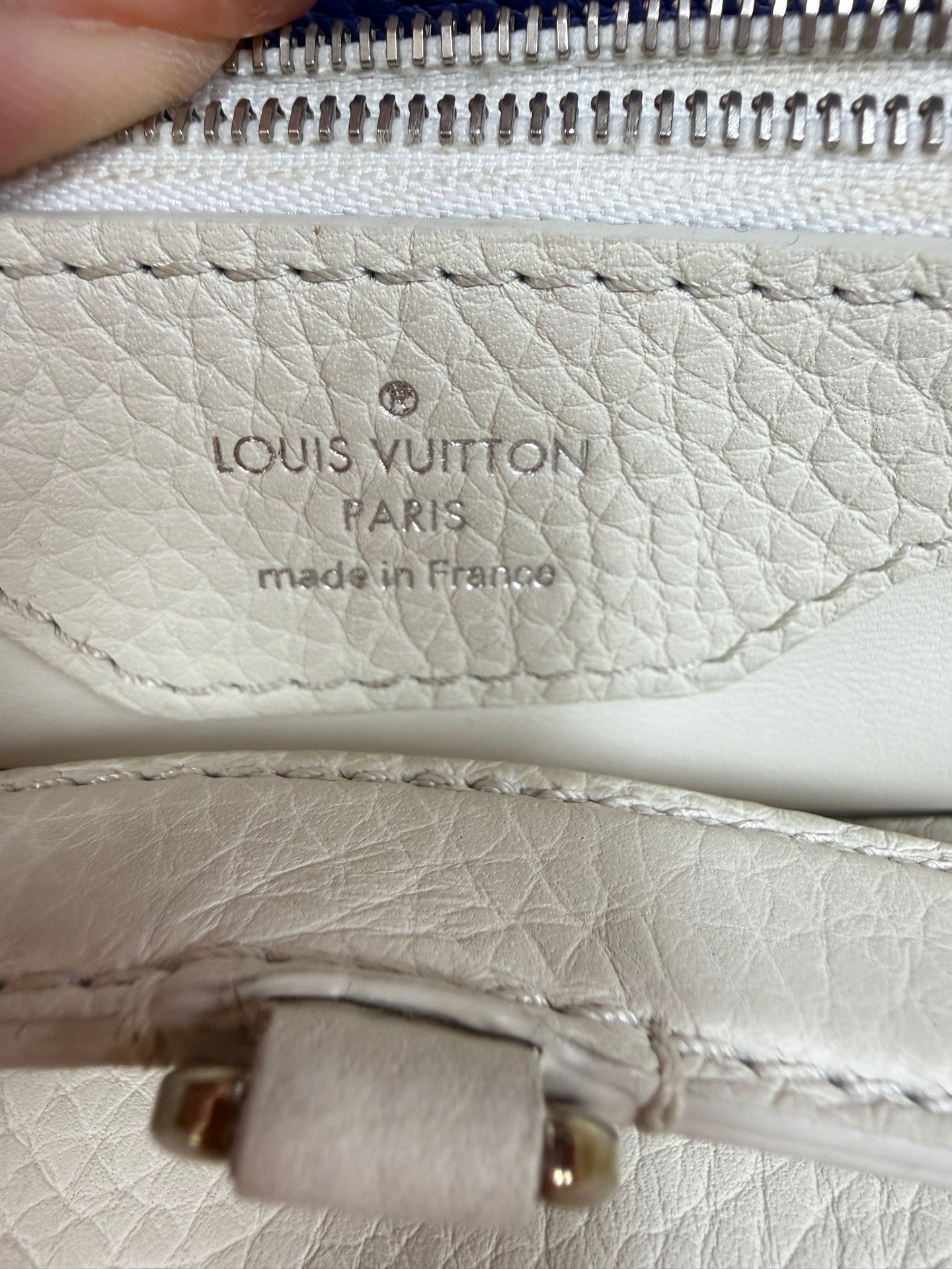 Louis Vuitton - Capucines - Leather - Blue - (large)