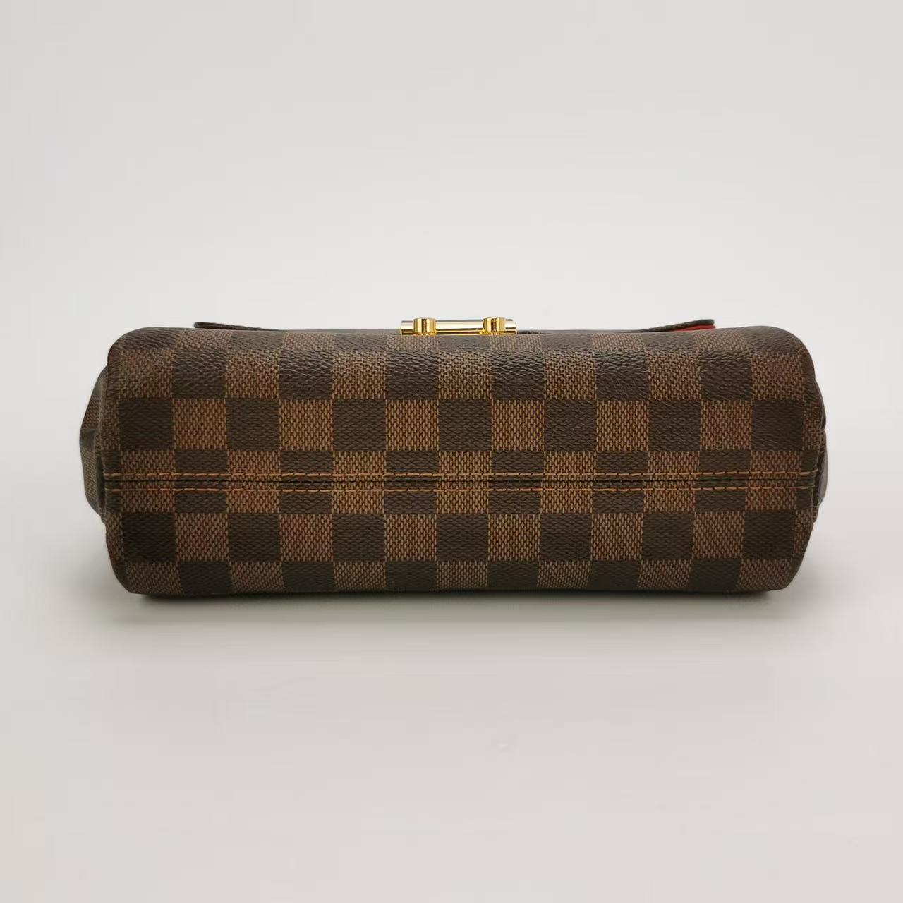 Louis Vuitton - Croisette - Damier Ebène coated canvas with cowhide leather trim - Brown with Red interior - (small)