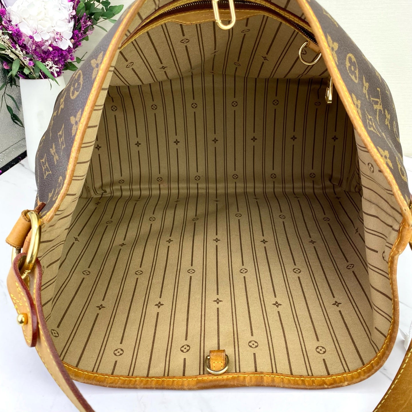 Louis Vuitton - Delightful - Leather - Brown - (large)