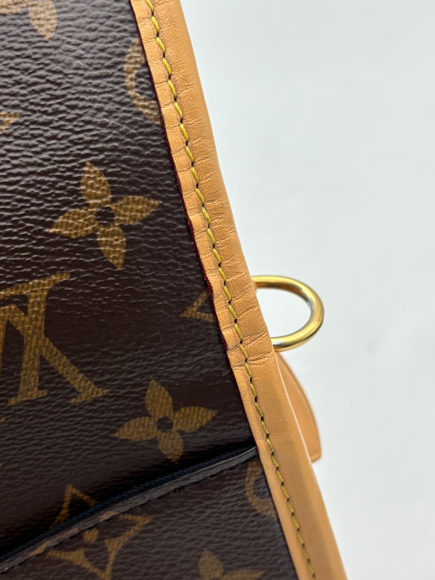 Louis Vuitton - Diane PM - Monogram coated canvas and natural cowhide leather - Brown - (small)