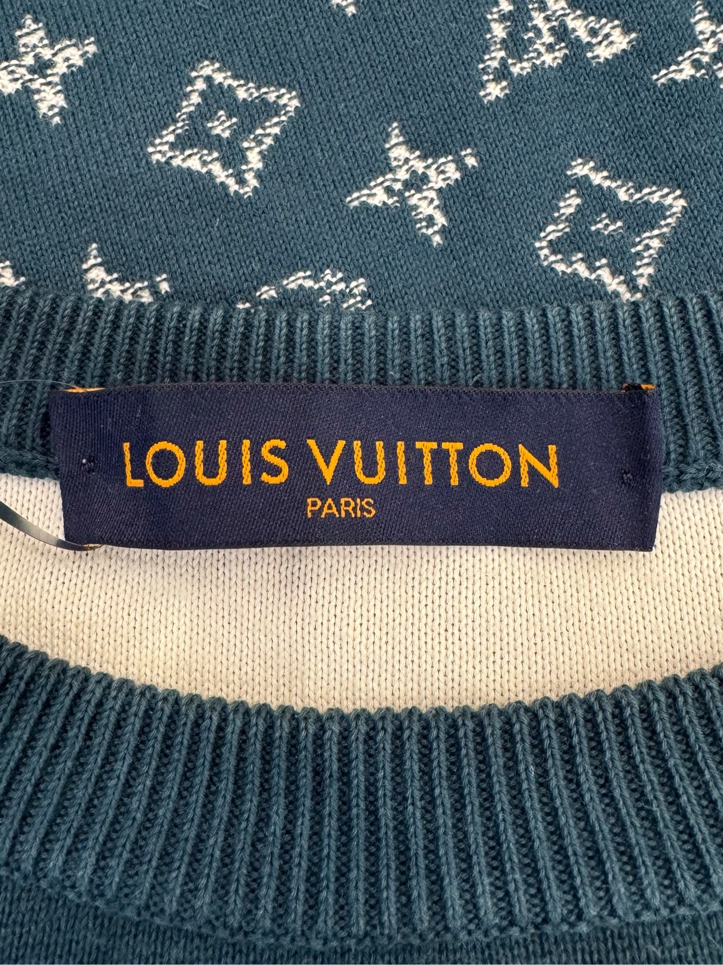 Louis Vuitton - Gradient Monogram Long-Sleeve Sweatshirt - Cotton - Blue - (XXL)