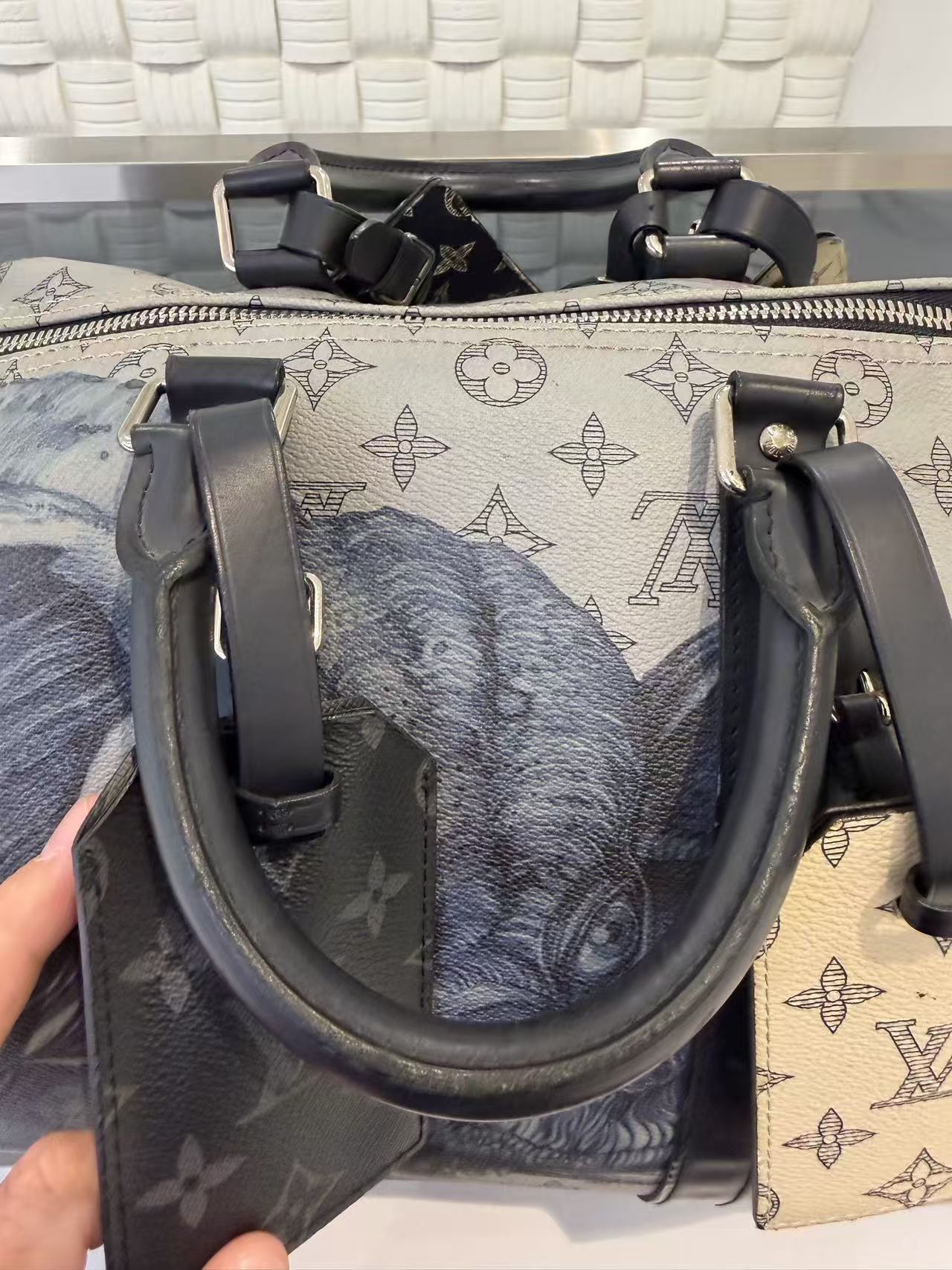 Louis Vuitton - Keepall 45 - Coated Canvas with Leather trim - Multicolour - (Large)