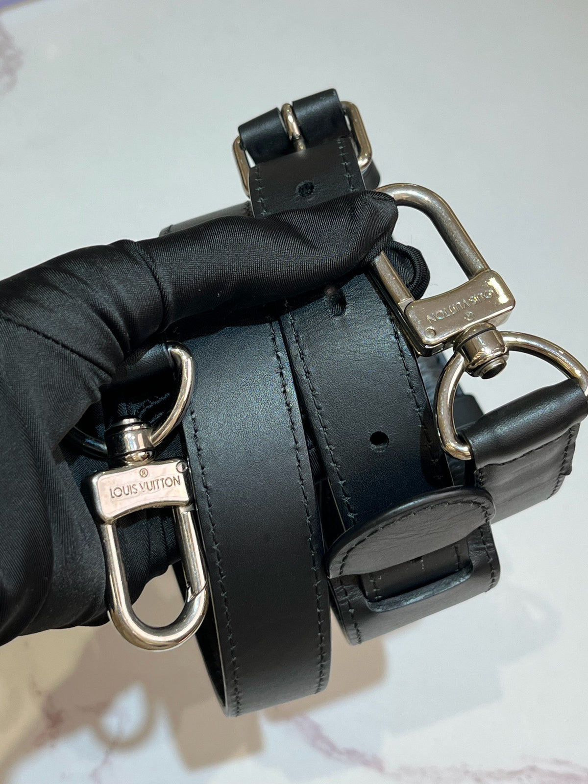 Louis Vuitton - Keepall 50 - Leather - Black - (large)