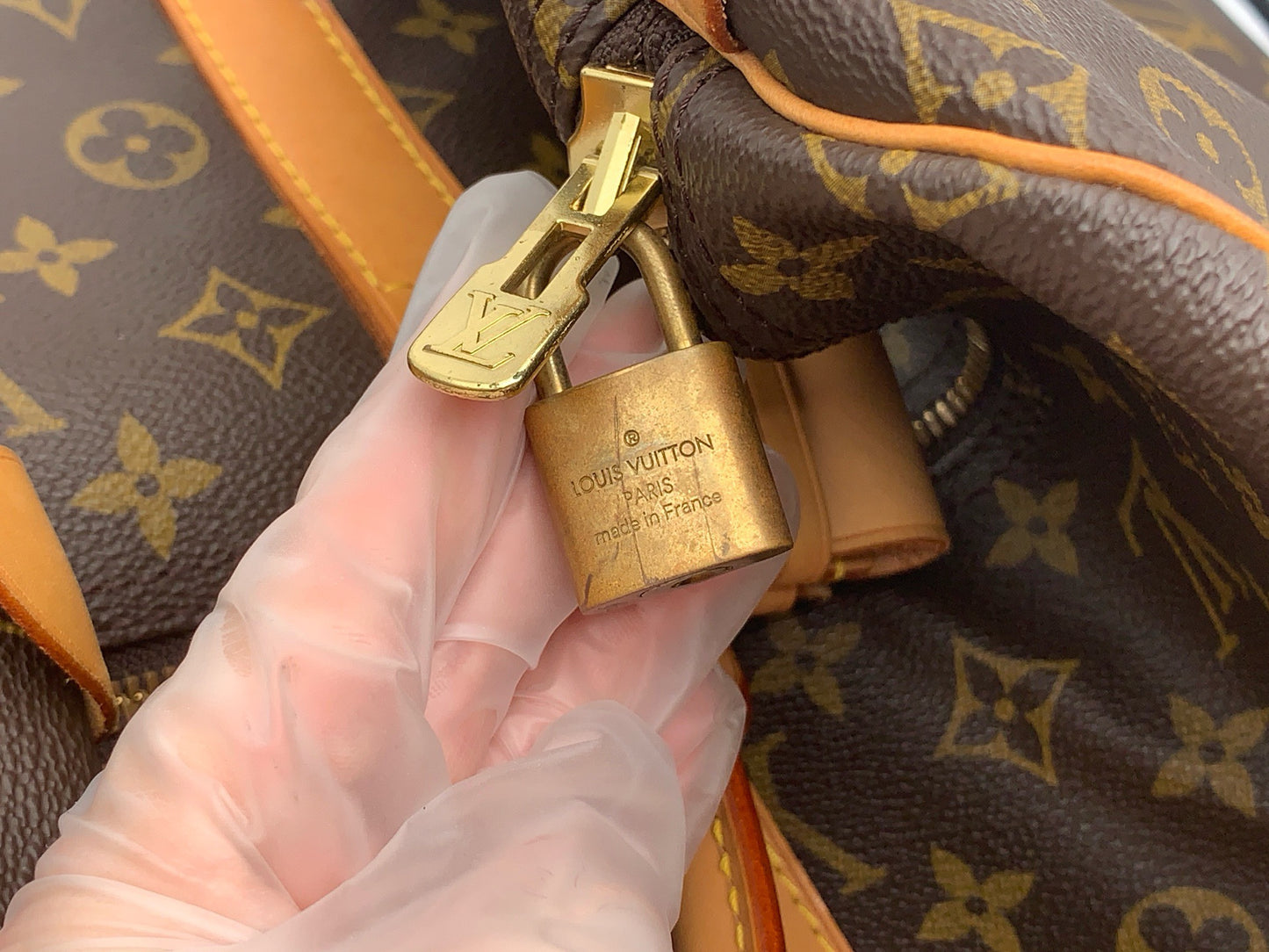 Louis Vuitton - Keepall 55 - Canvas - Brown - (55)