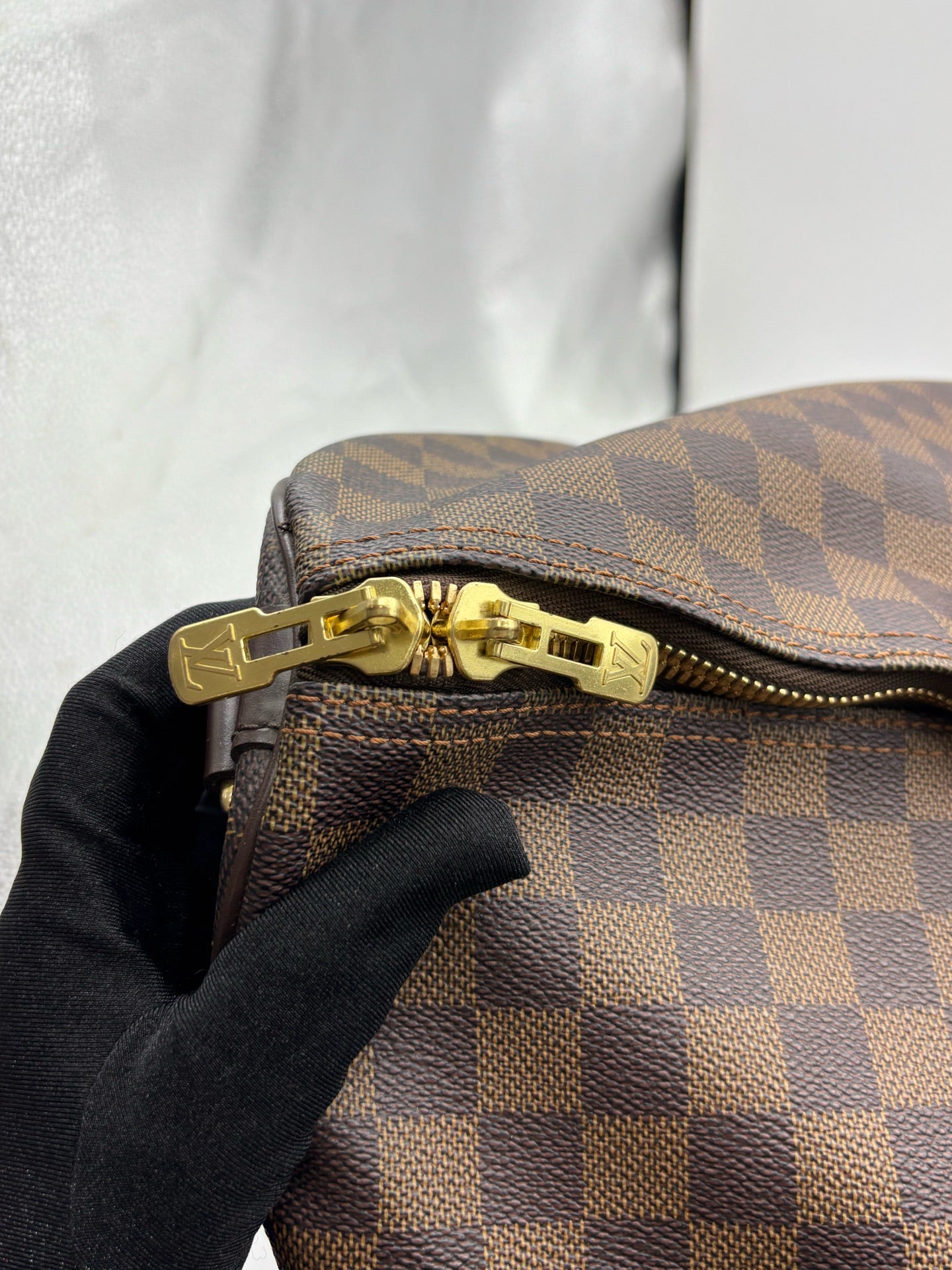 Louis Vuitton - Keepall 55 - Cloth - Brown - (extra-large)