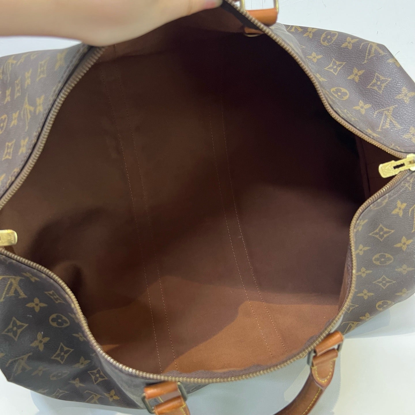 Louis Vuitton - Keepall 55 - Leather - Brown - (55)