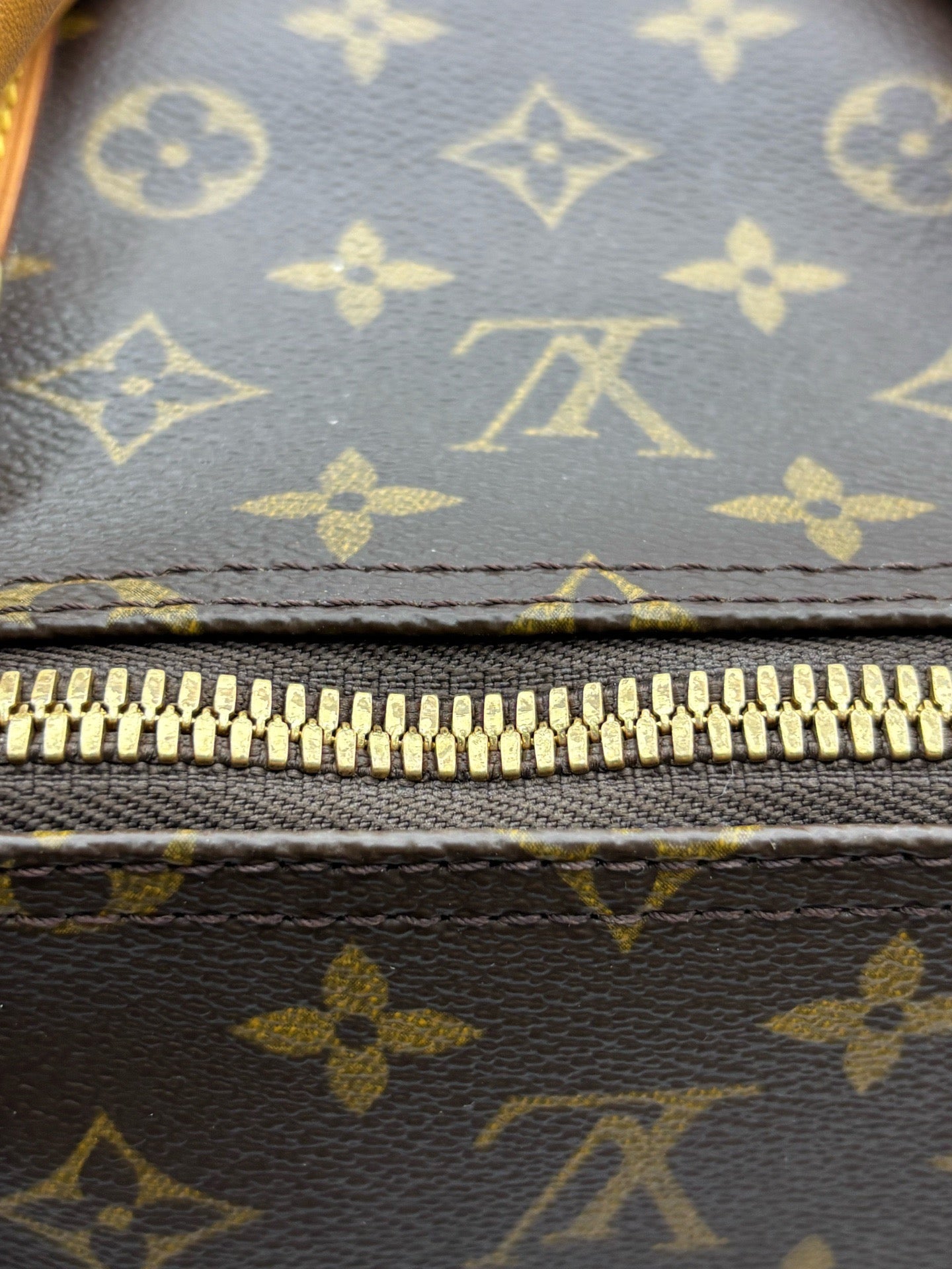 Louis Vuitton - Keepall 55 - Synthetic - Brown - (large)