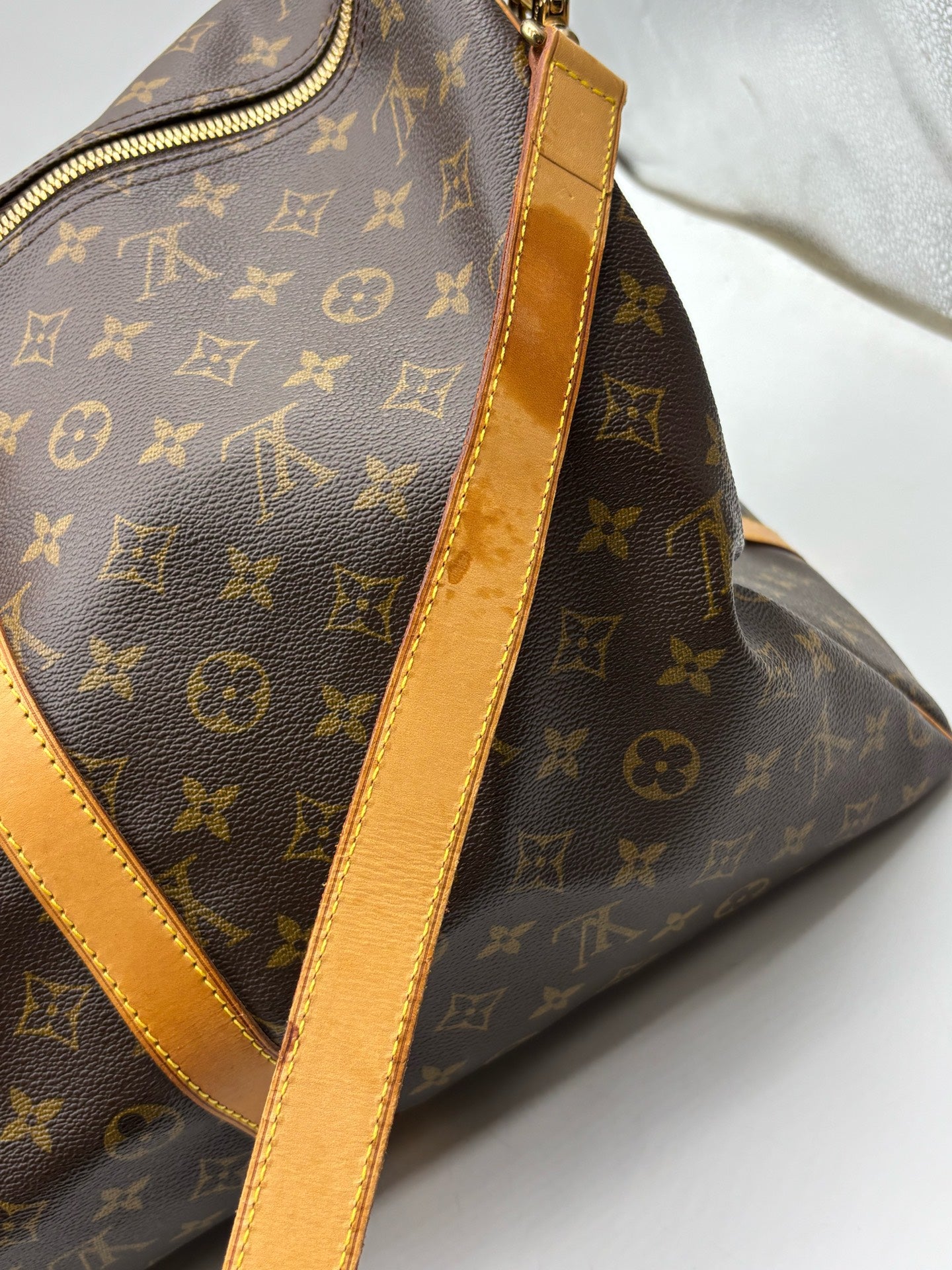 Louis Vuitton - Keepall 55 - Synthetic - Brown - (large)