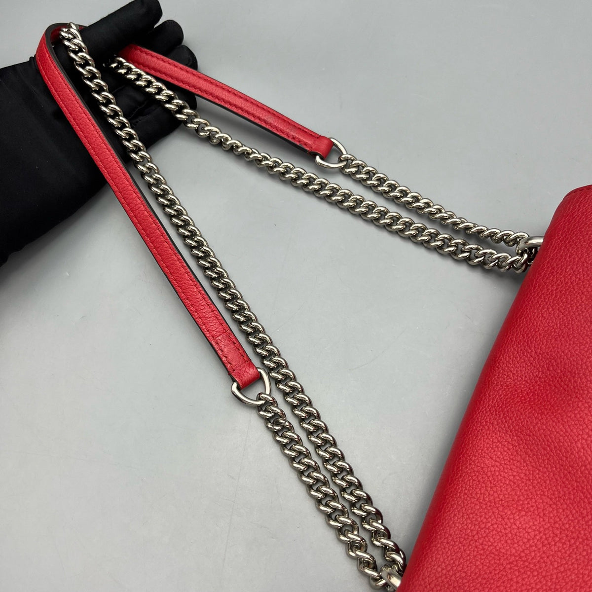 Louis Vuitton - Lockme - Leather - Red - (small)