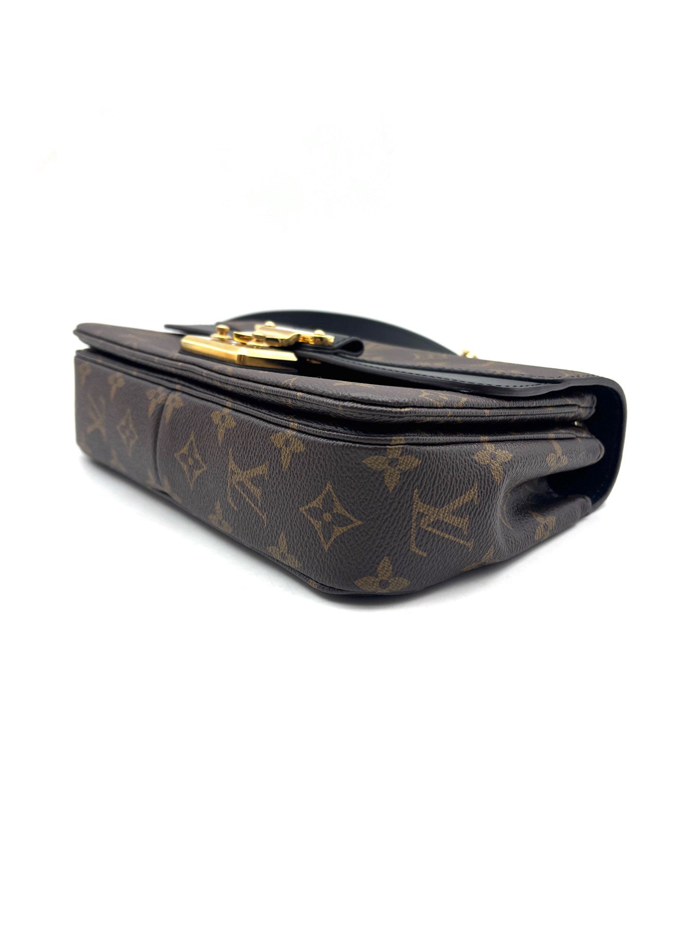 Louis Vuitton - Marceau - Monogram coated canvas with cowhide leather trim - Brown with black trim - (small)