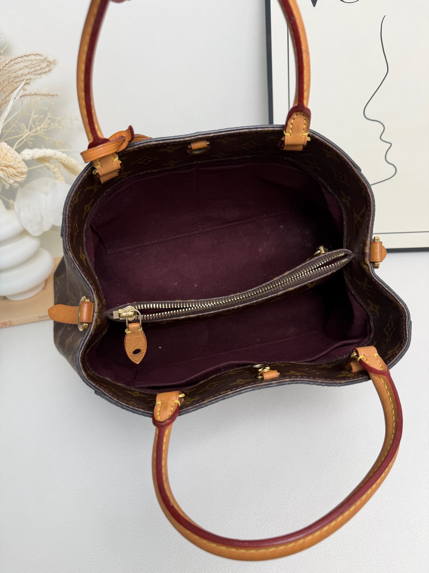 Louis Vuitton - Montaigne BB - Leather - Brown - (BB)