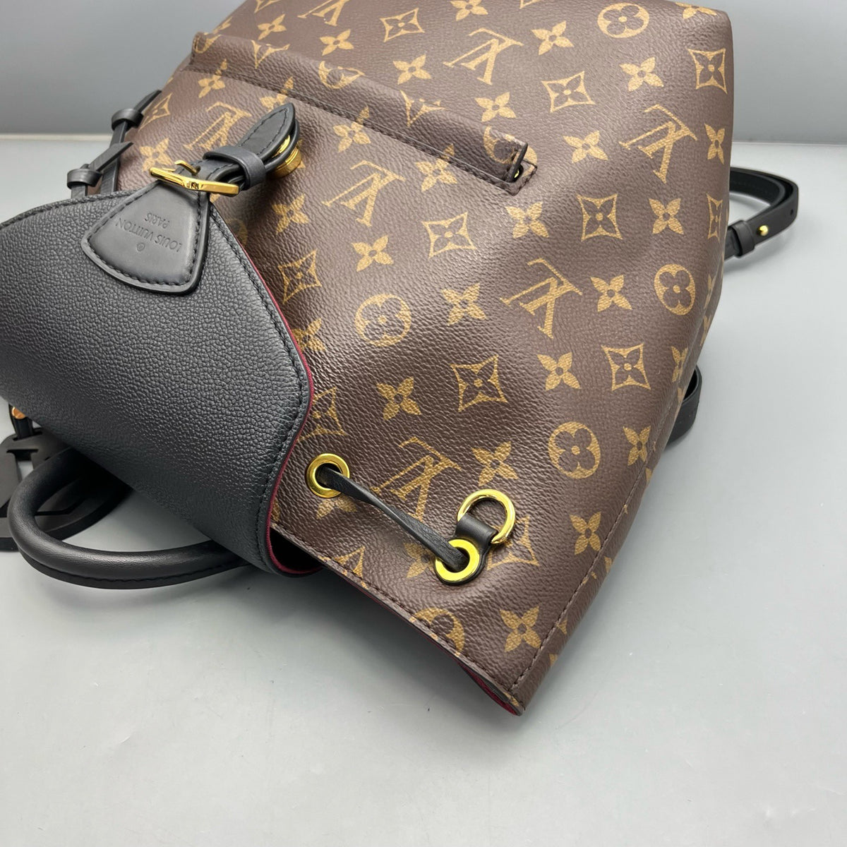 Louis Vuitton - Montsouris PM Backpack - Leather - Brown - (small)